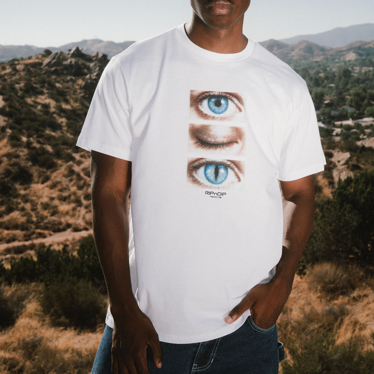 RIPNDIP Eyes Opened Tee (White)