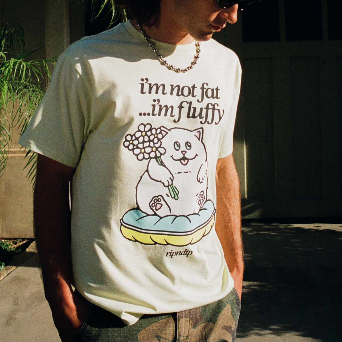 RIPNDIP Fluffy Baby Tee (Light Lime)