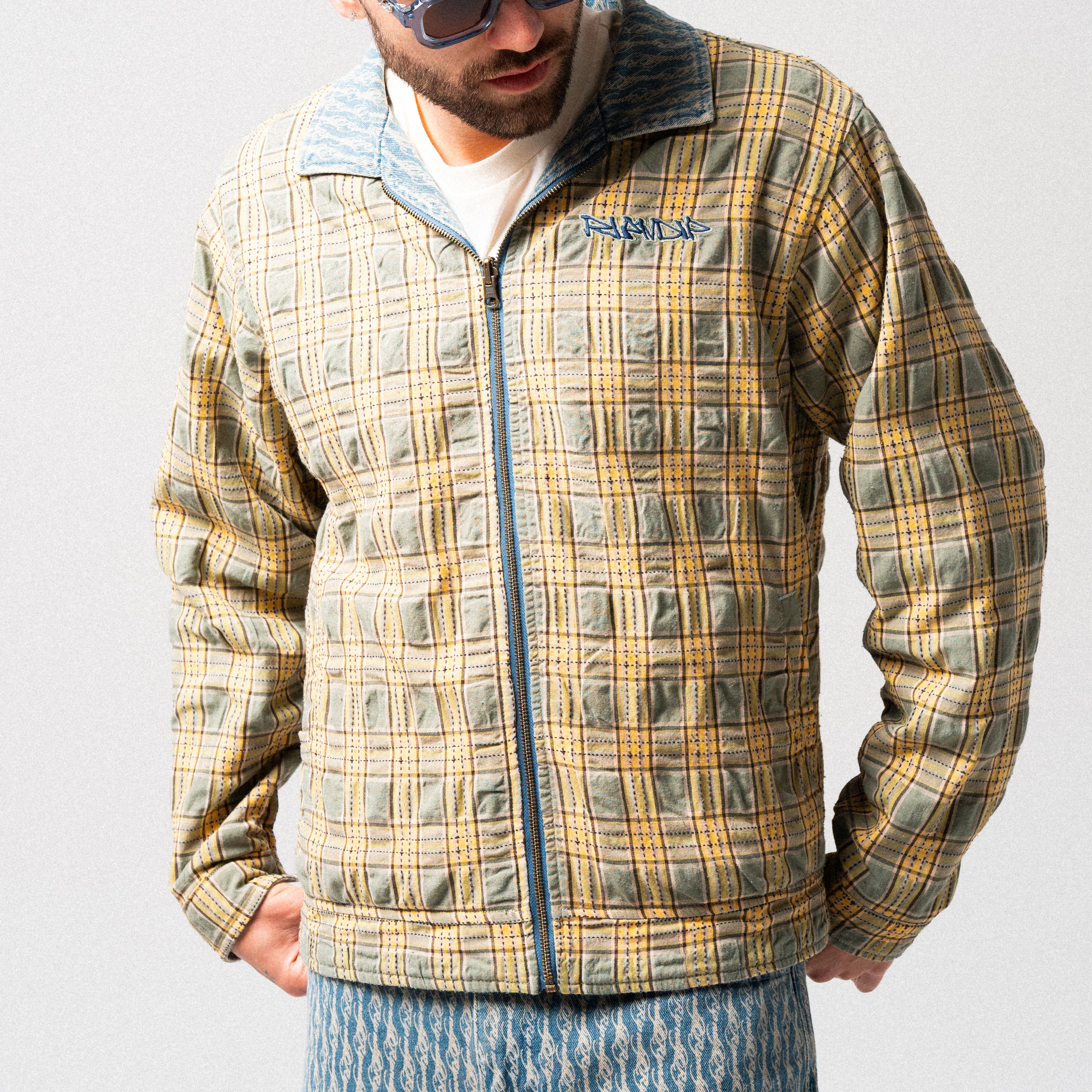 RIPNDIP Western Roads Reversible Work Jacket (Medium Wash)