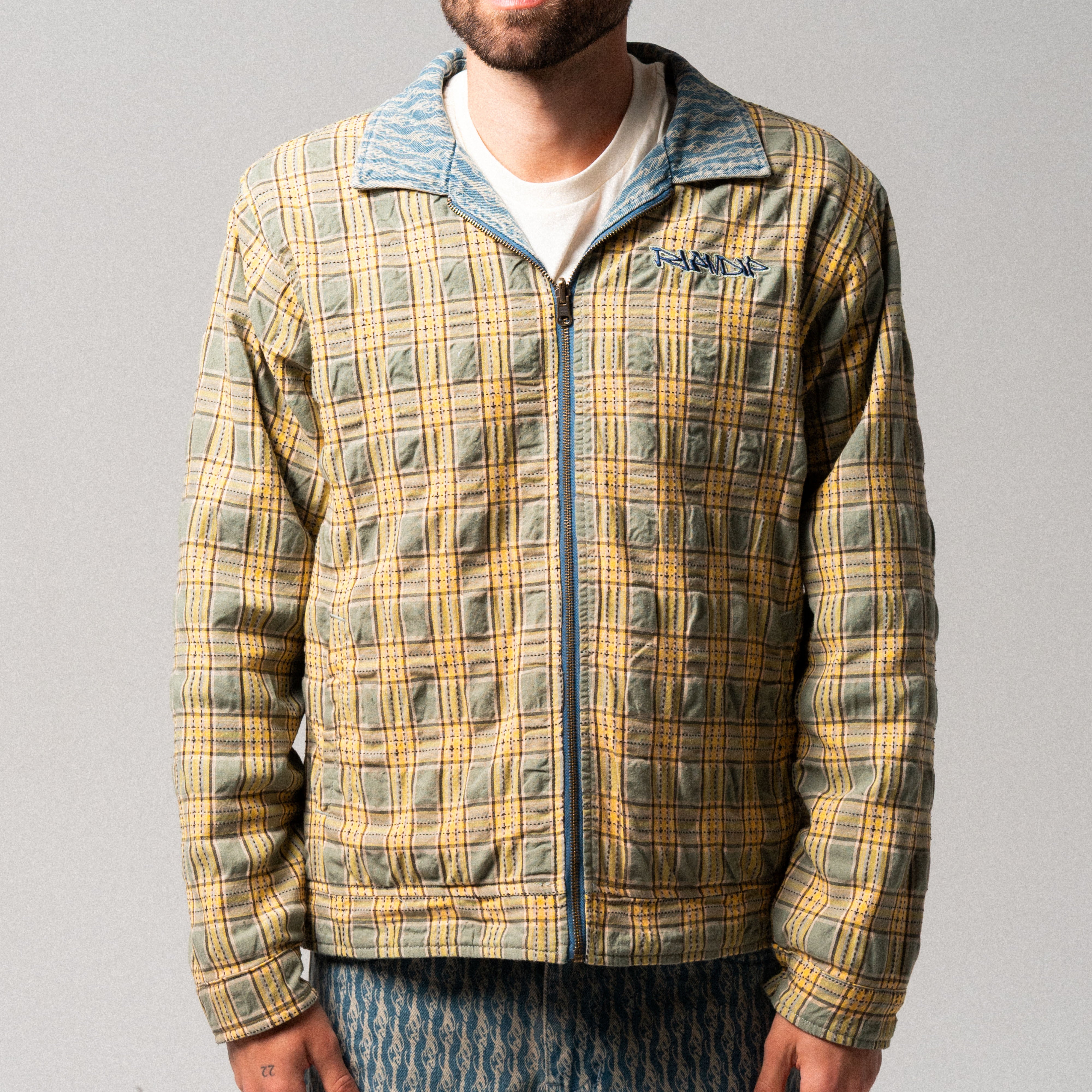 RIPNDIP Western Roads Reversible Work Jacket (Medium Wash)