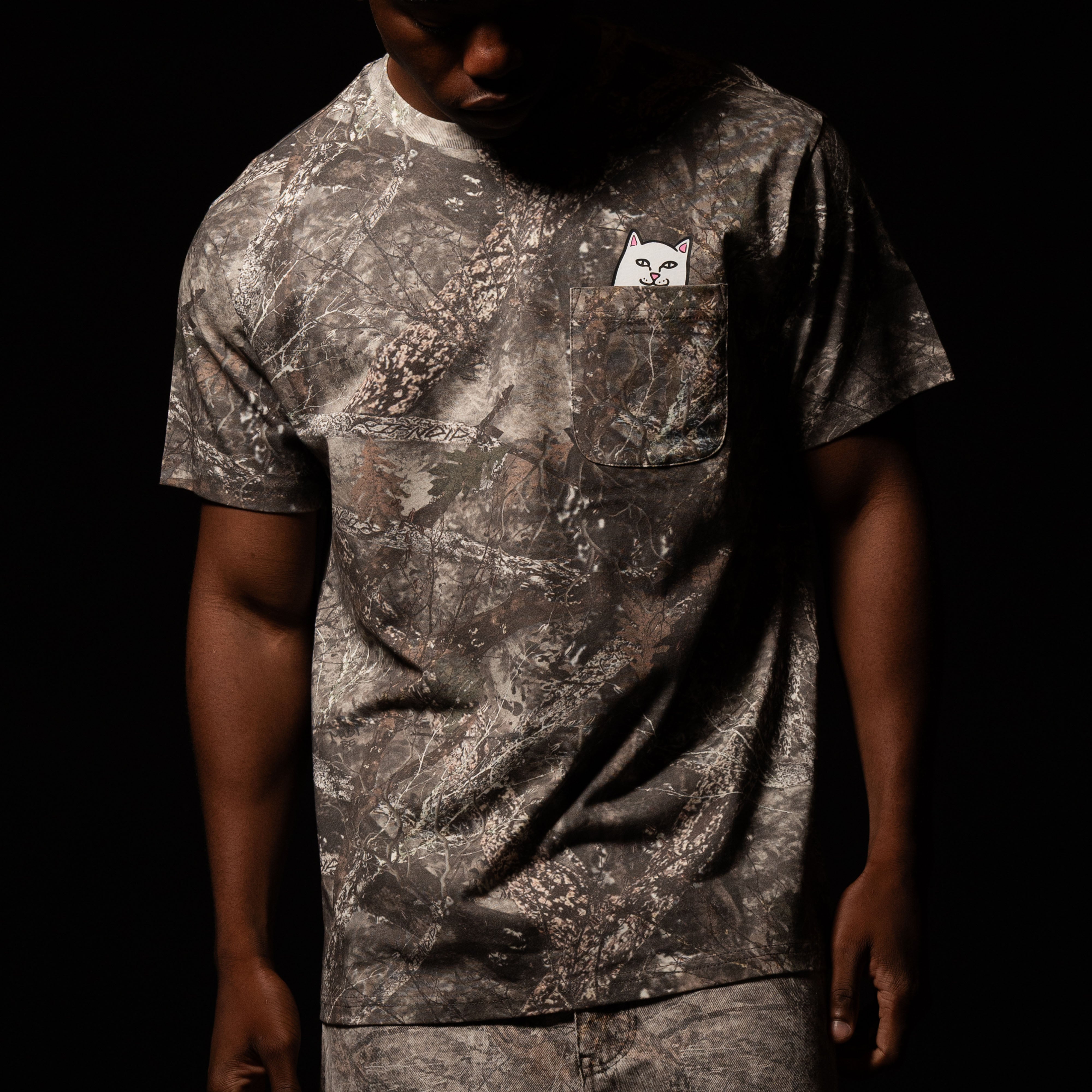 RIPNDIP Lord Nermal Pocket Tee (Nerm Tree Camo)