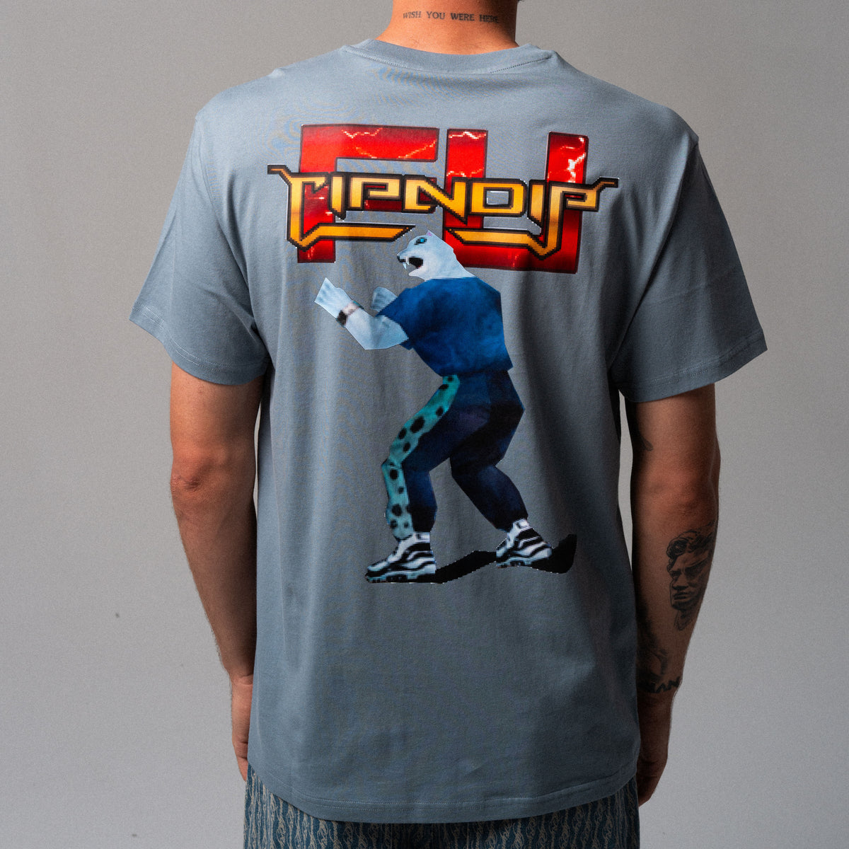 RIPNDIP Fight Tee (Dusty Slate)