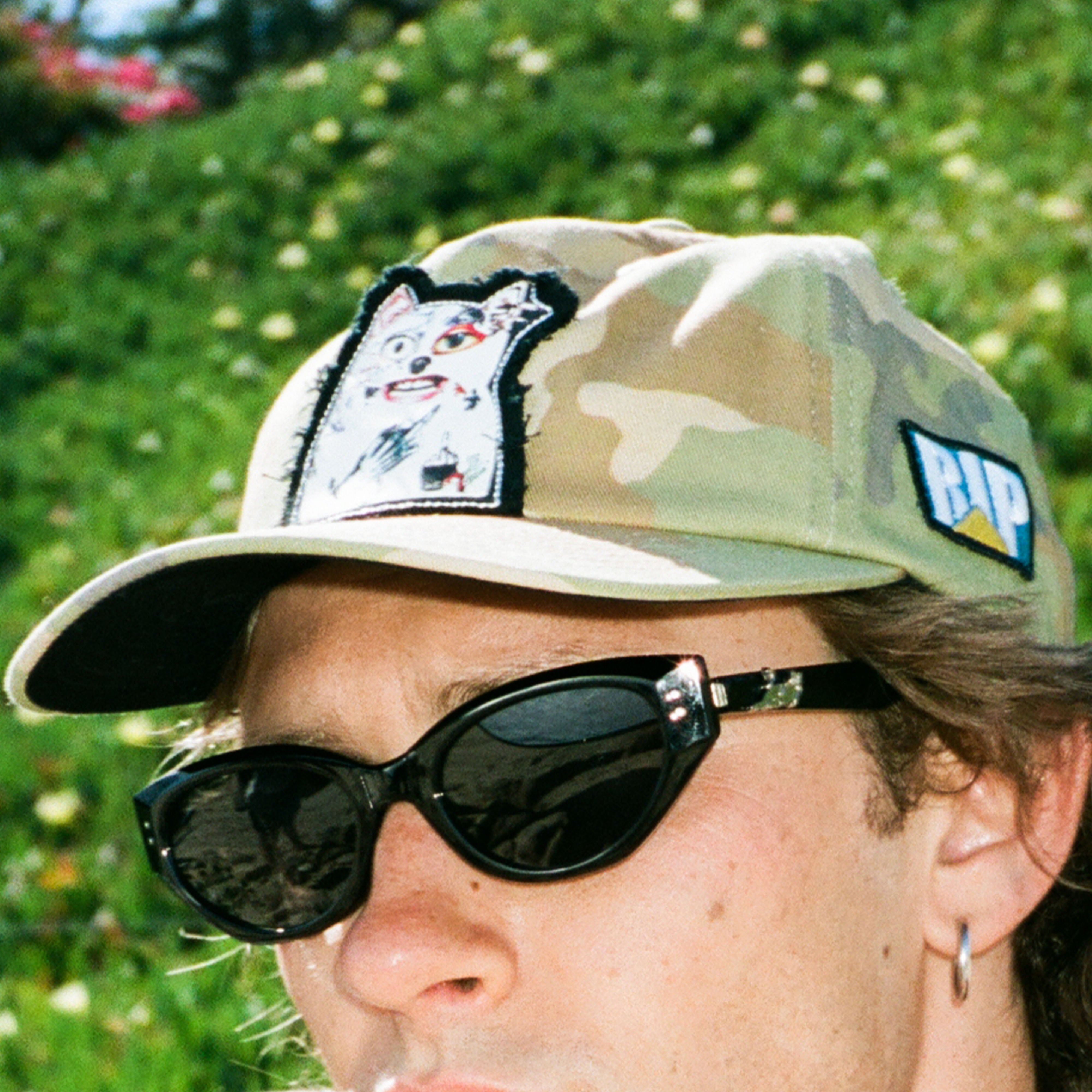 RIPNDIP Castanza Folding Sunglasses (Black)