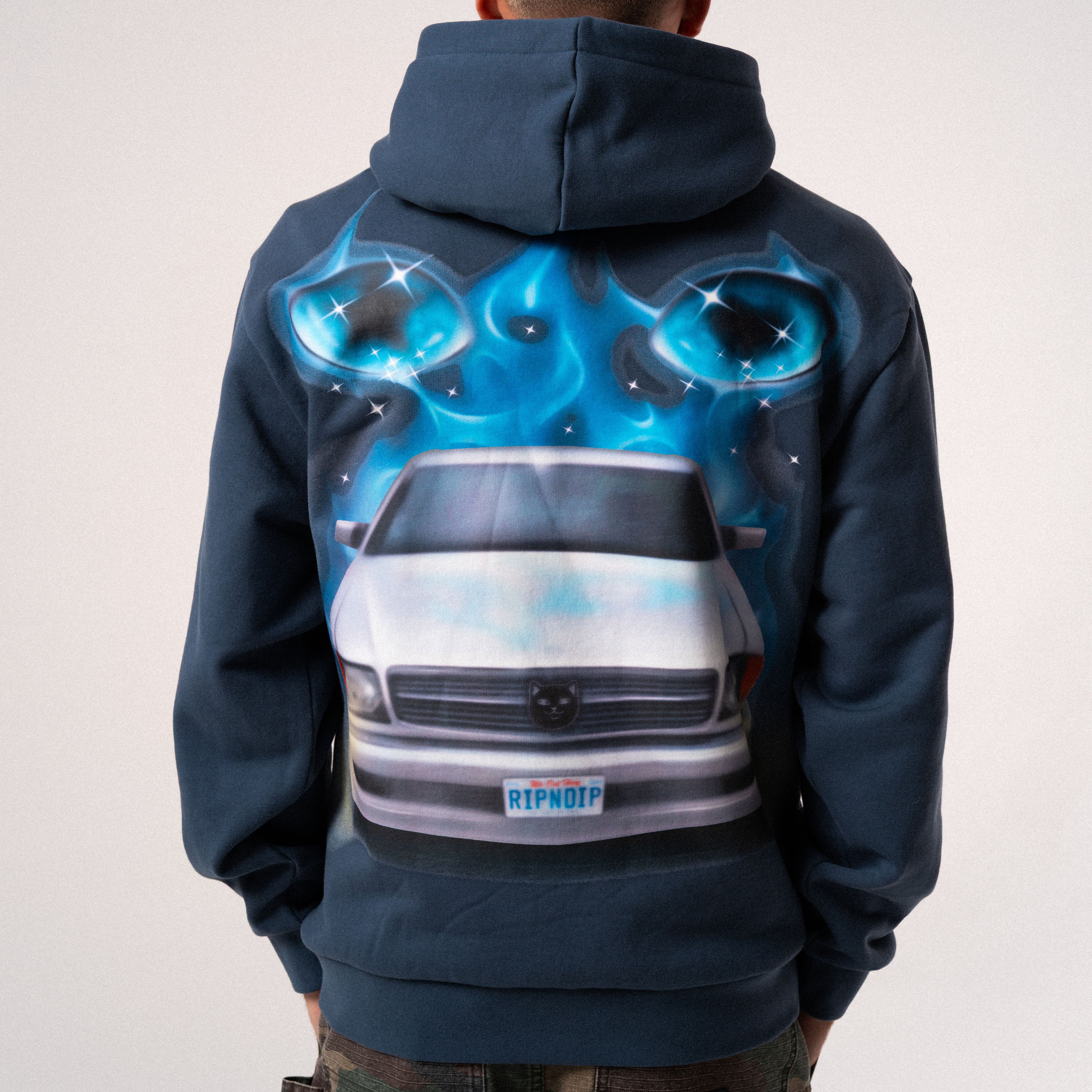 RIPNDIP Ride Or Die Hoodie (Dark Slate)