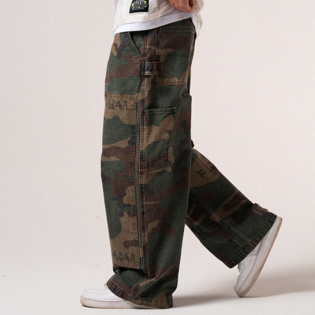 RIPNDIP Claws Camo Extra Wide Fit Carpenter Pants (Multi)