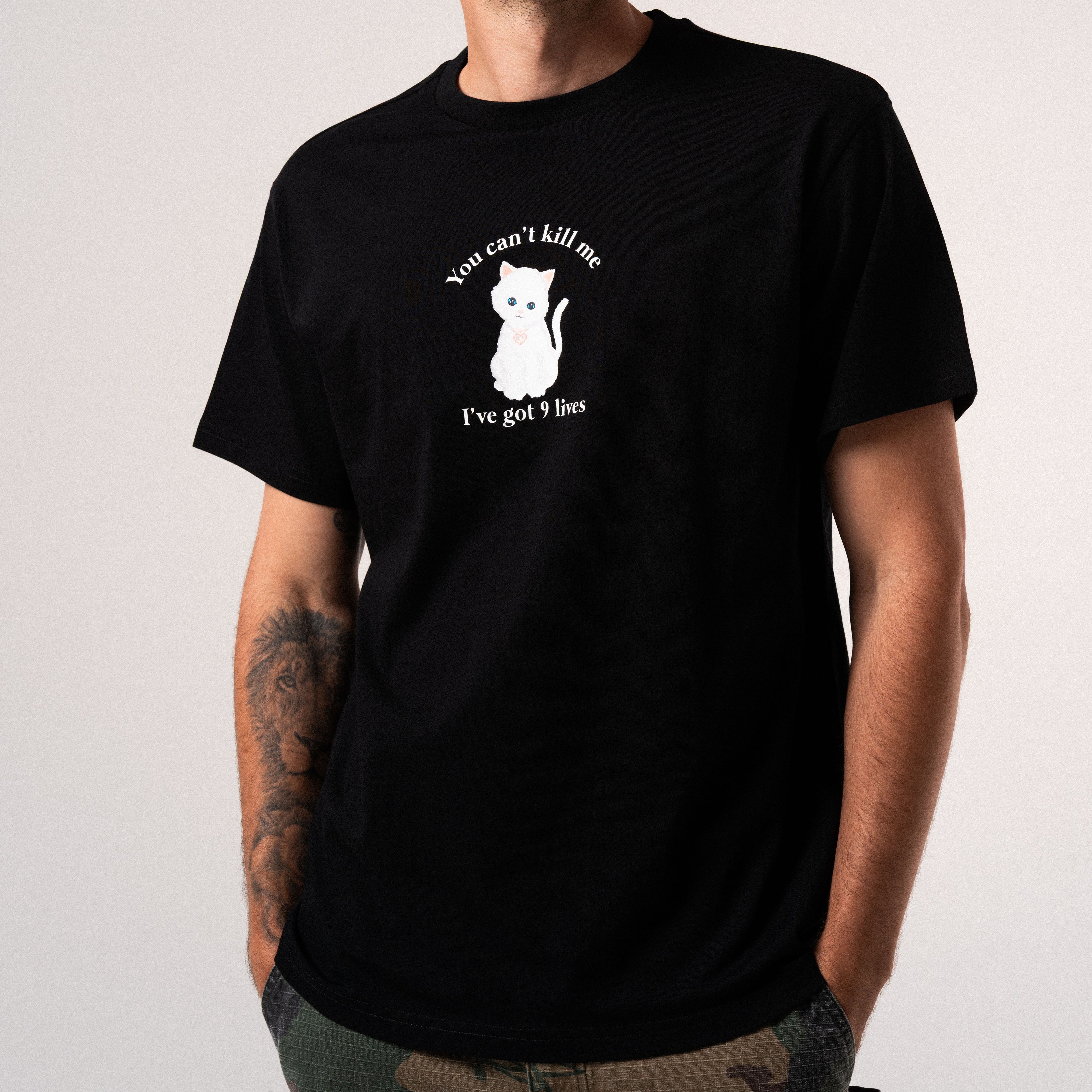 9 Lives Tee (Black) – RIPNDIP