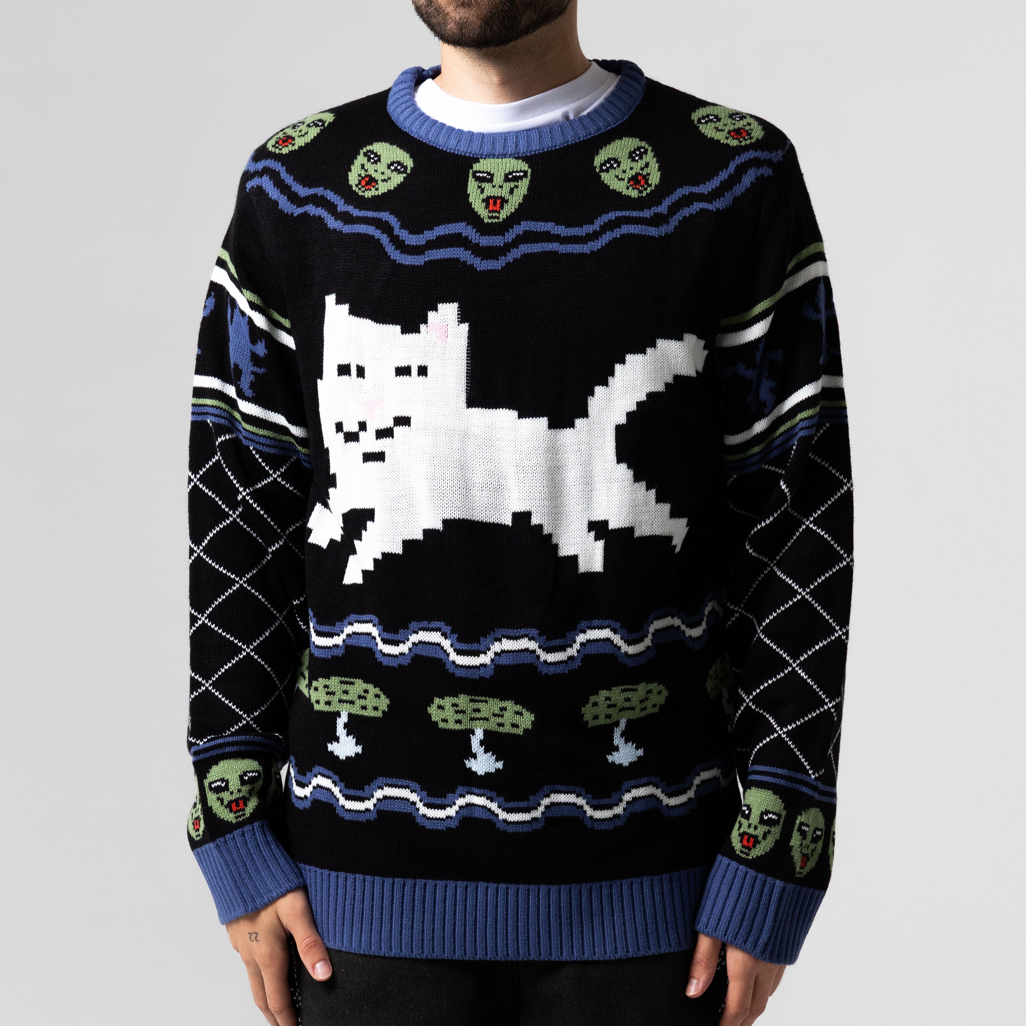 RIPNDIP Out Of This World Knit Sweater (Black)