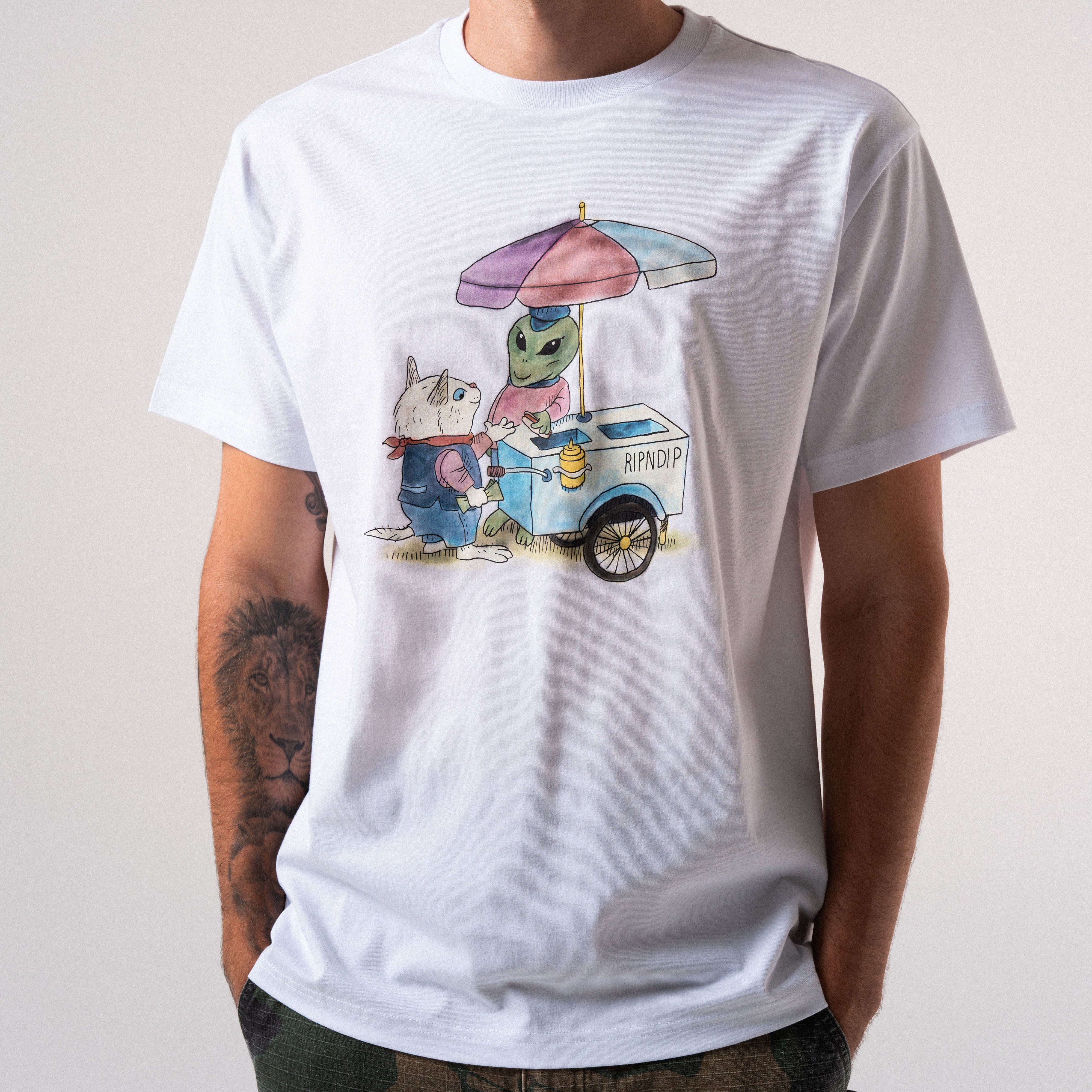 Nerm Frios Tee (White) – RIPNDIP