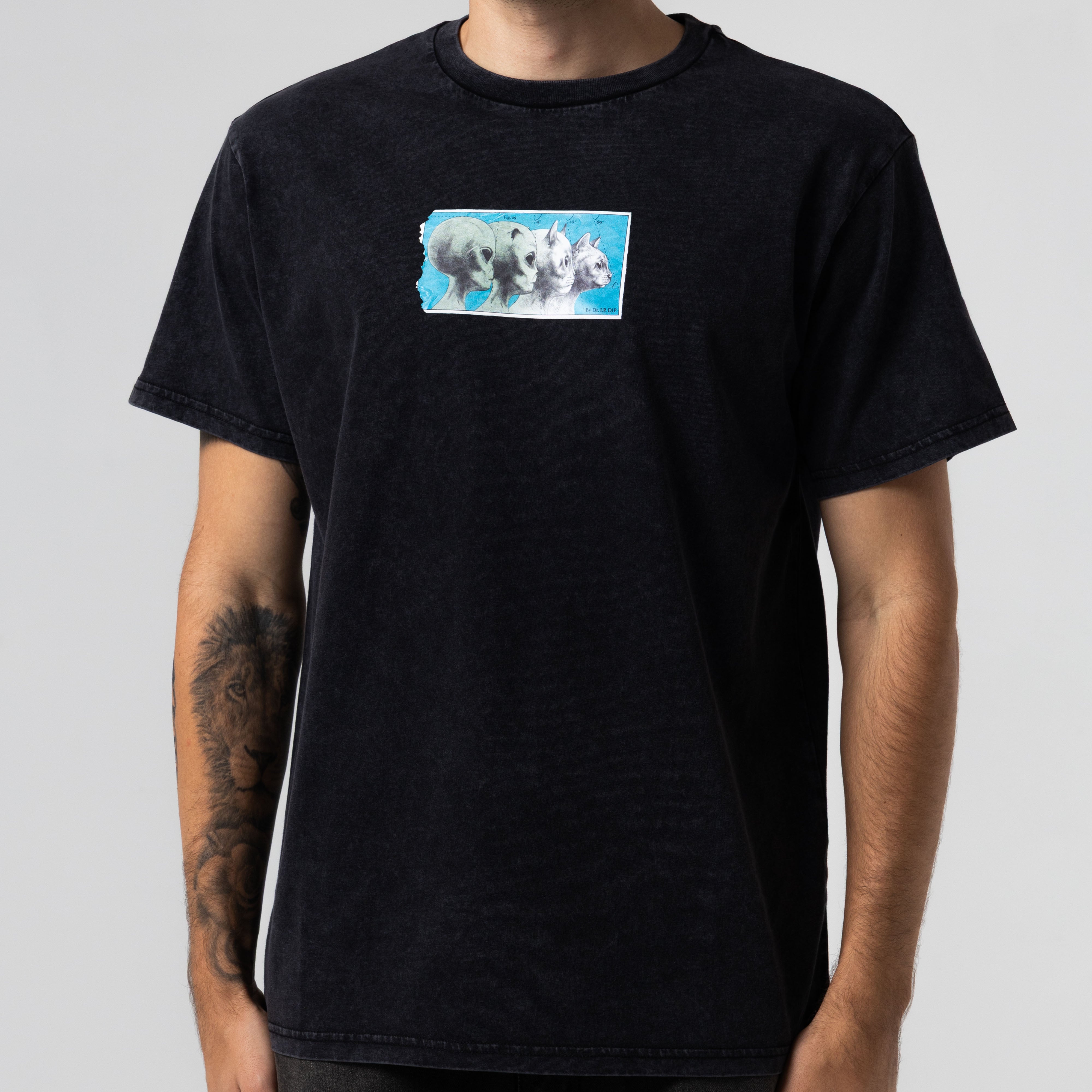 RIPNDIP Nerm Geo Tee (Black Vintage Wash)