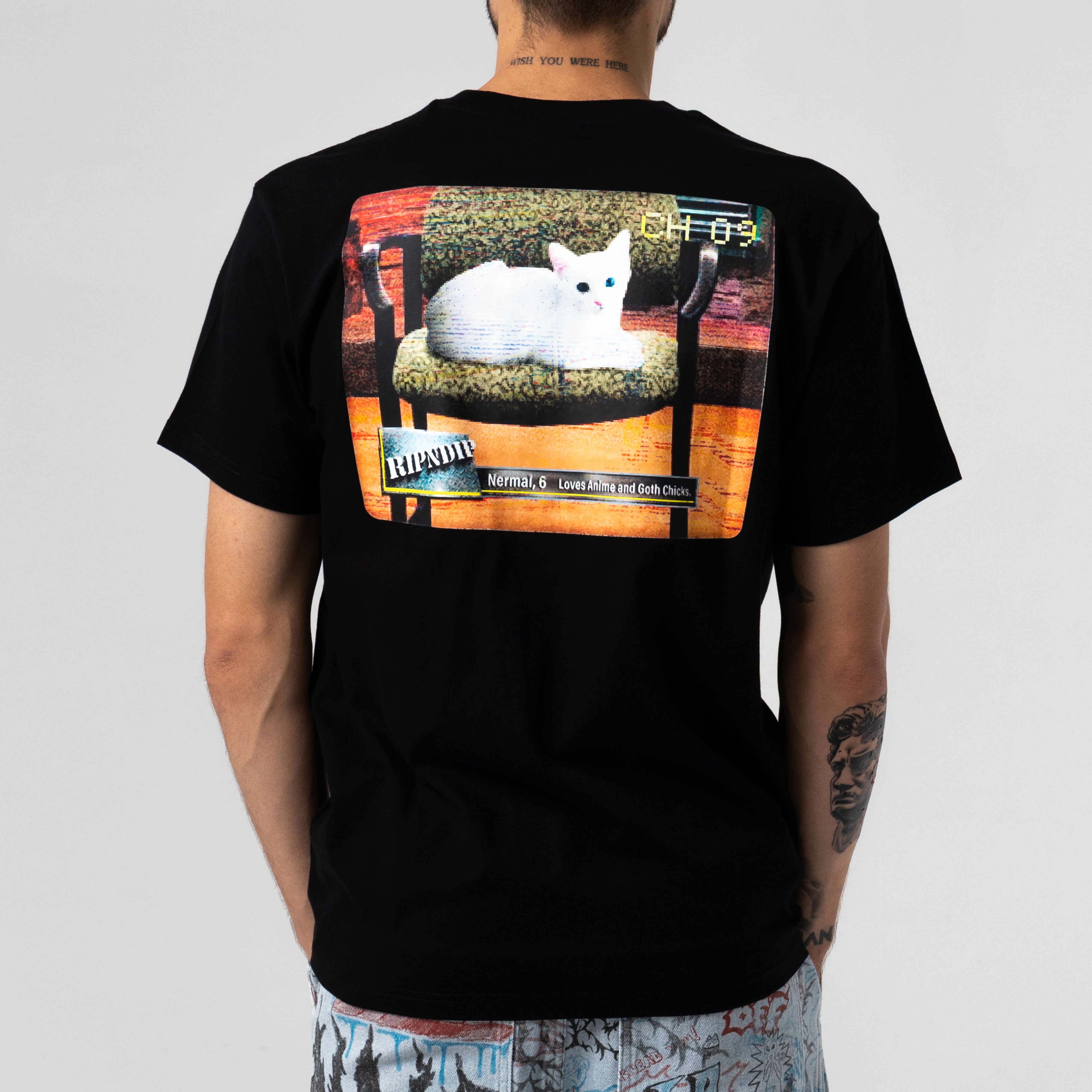 RIPNDIP Talk Show Tee (Black)