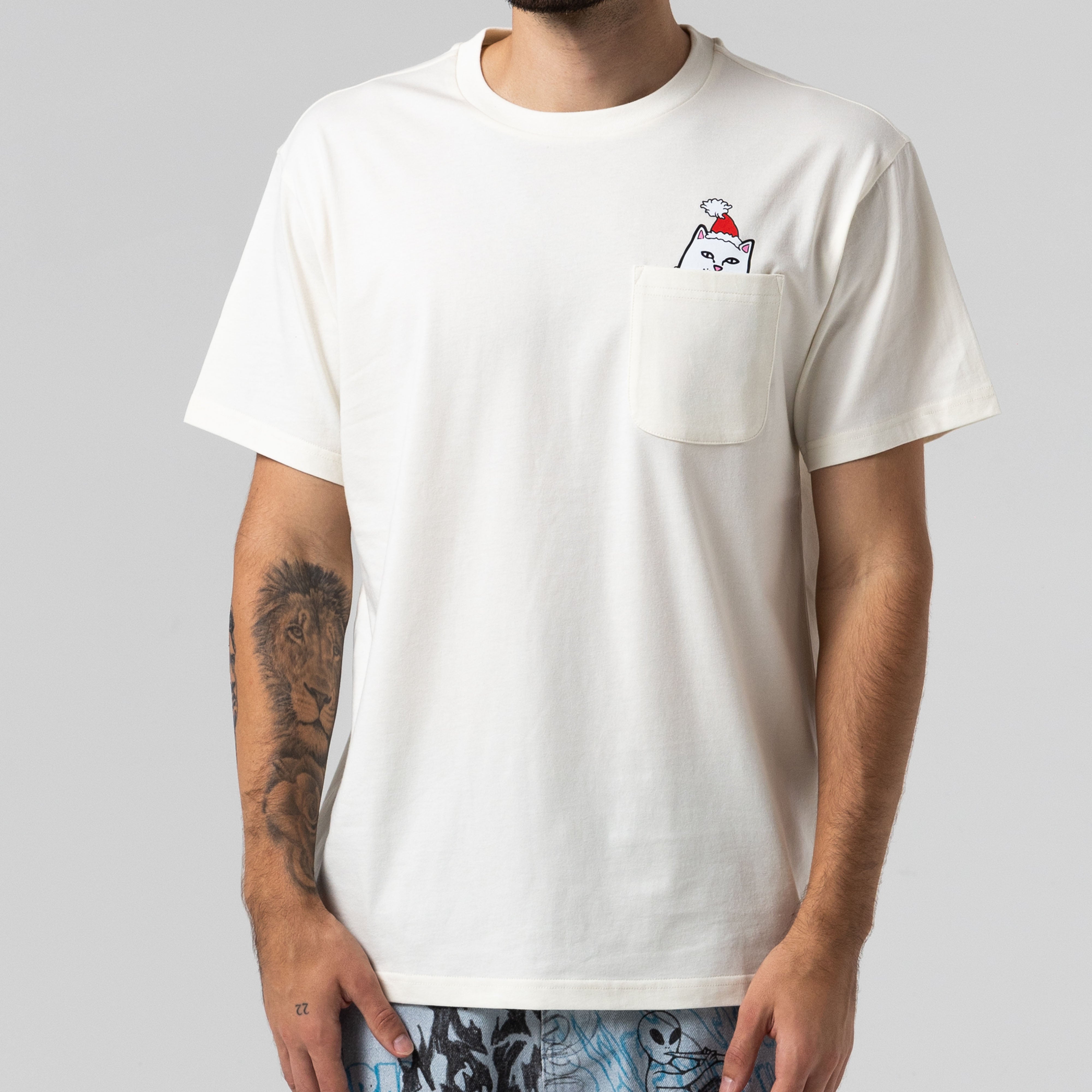 RIPNDIP Lord Santa Pocket Tee (Bone)