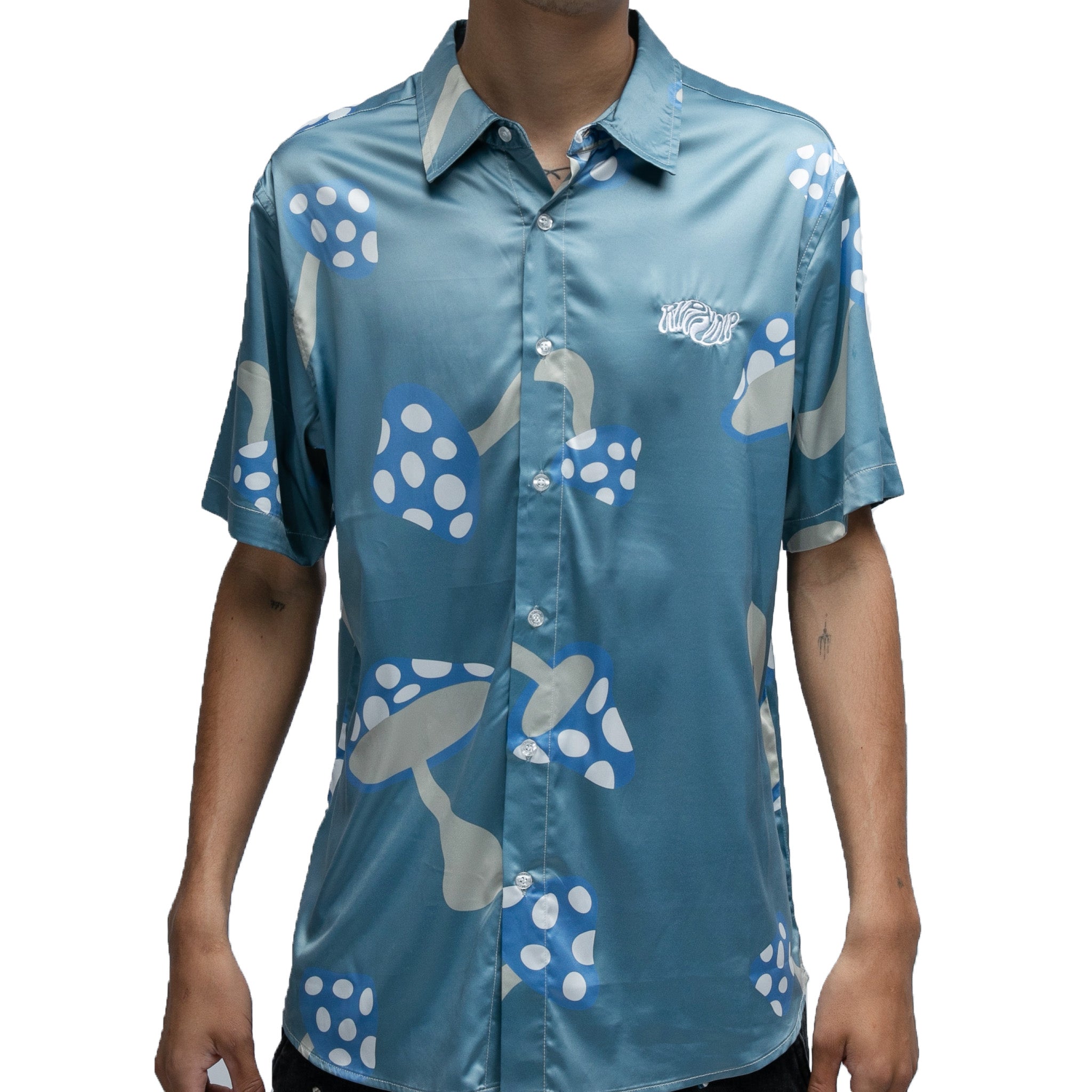 RIPNDIP Euphoria Button Up (Light Slate)