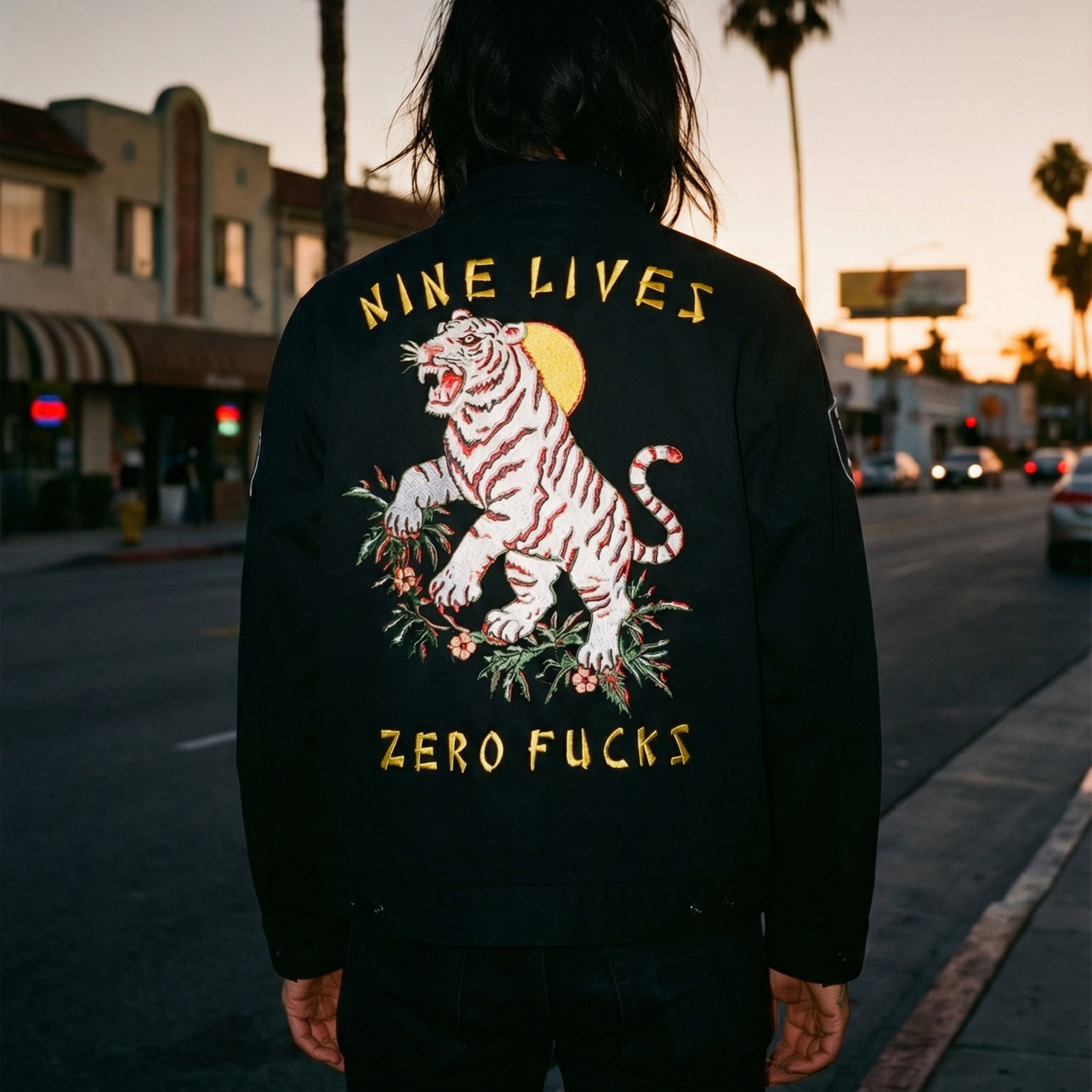 RIPNDIP Nine Lives Military Jacket (Black)