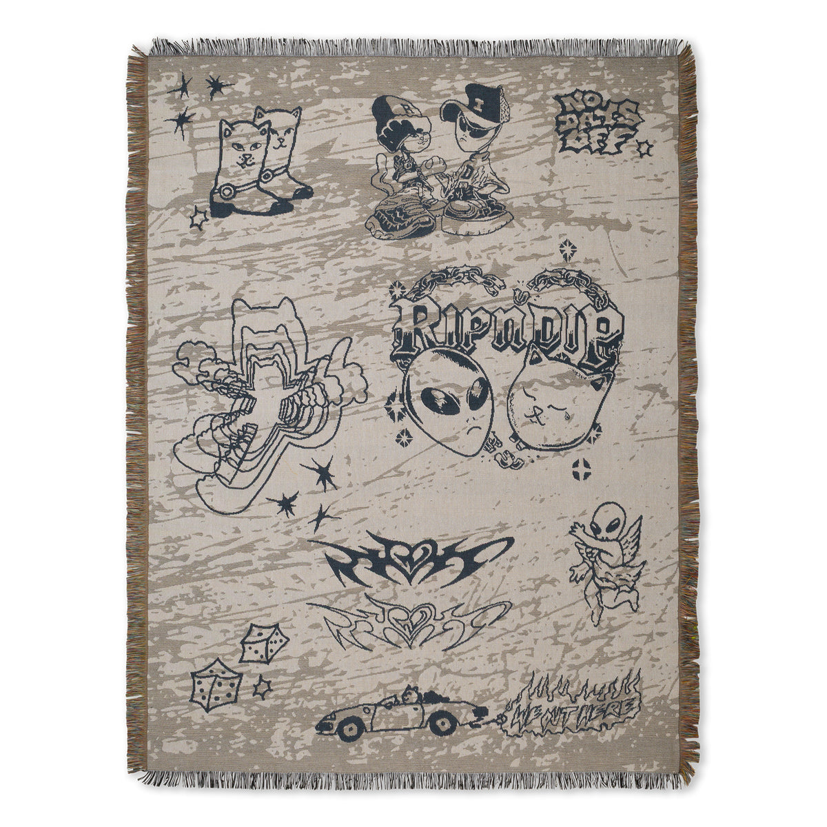 RIPNDIP Westside Blanket (Bone)