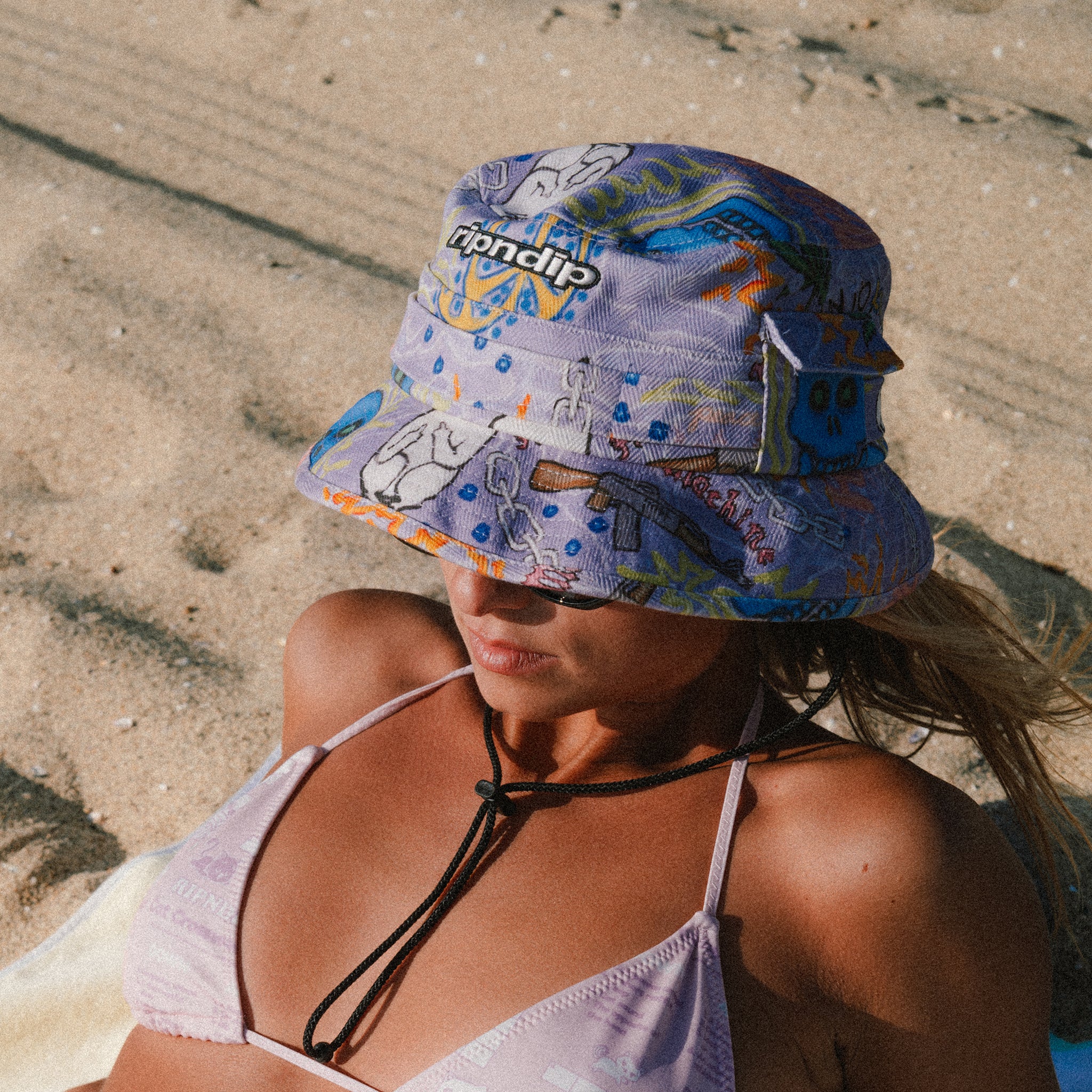 Born To Love Boonie Hat (Cornflower)