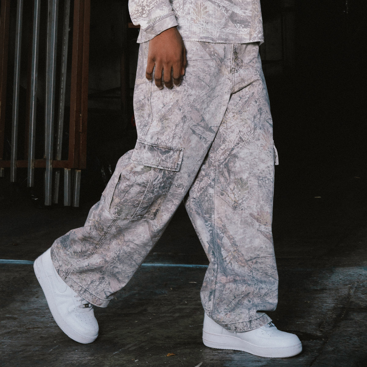 RIPNDIP Nerm Tree Camo Extra Wide Cargo Pants (Nerm Tree Camo)