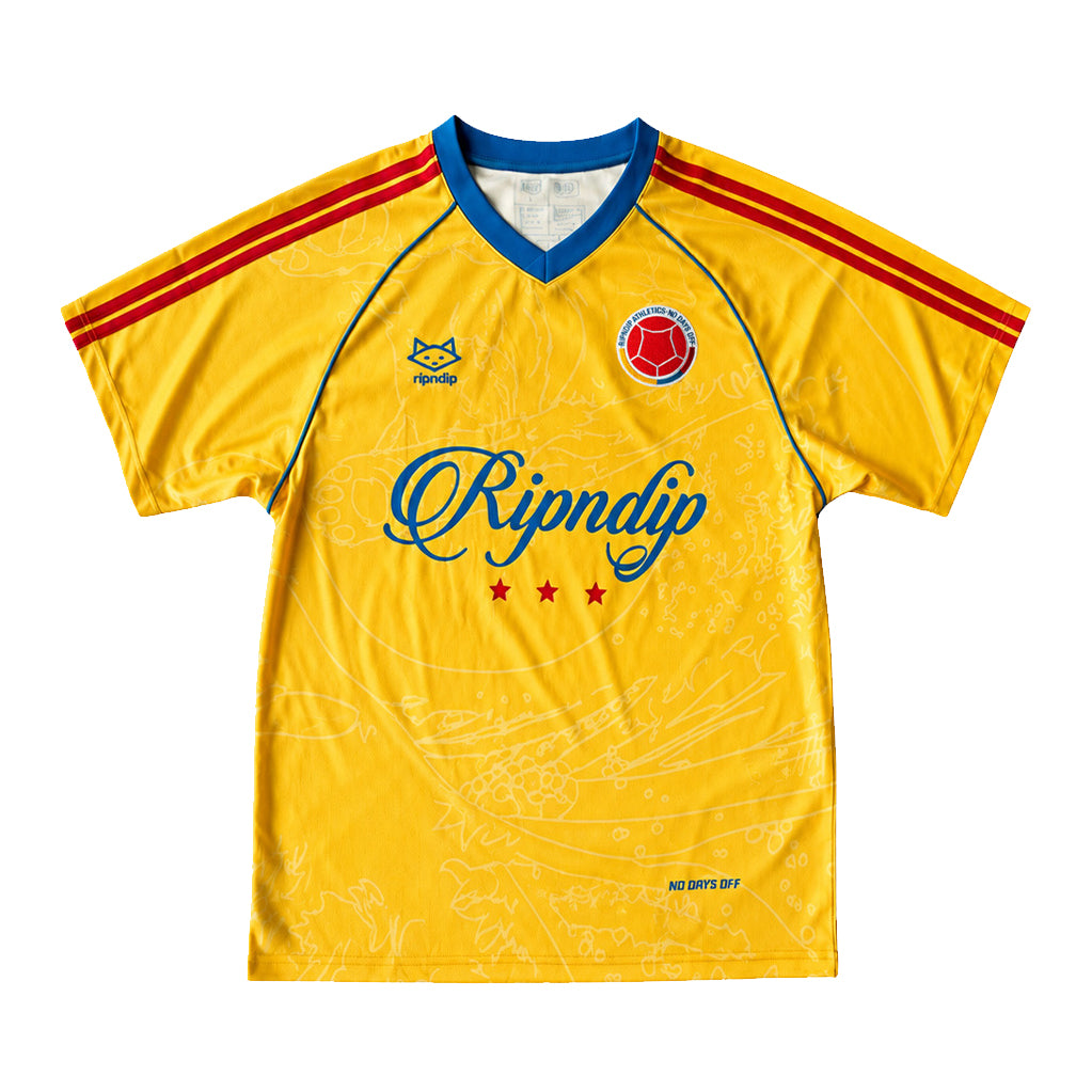RND Cup Columbia Soccer Jersey (Gold/Red)