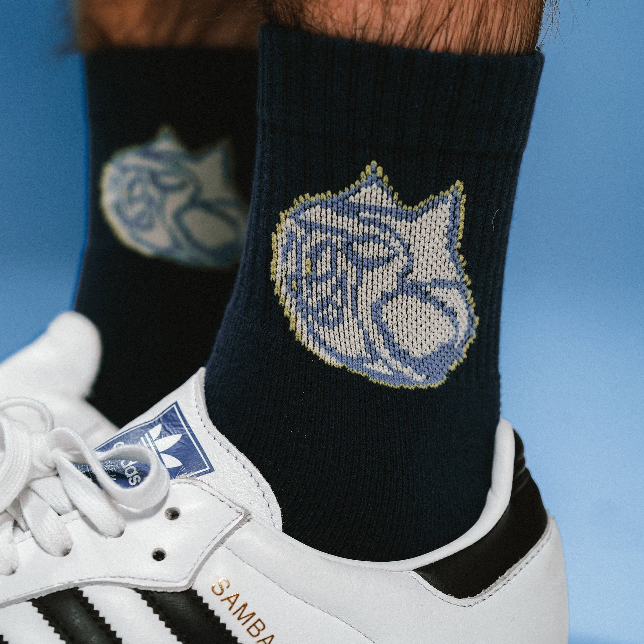 Cyclone Mid Socks (Navy)