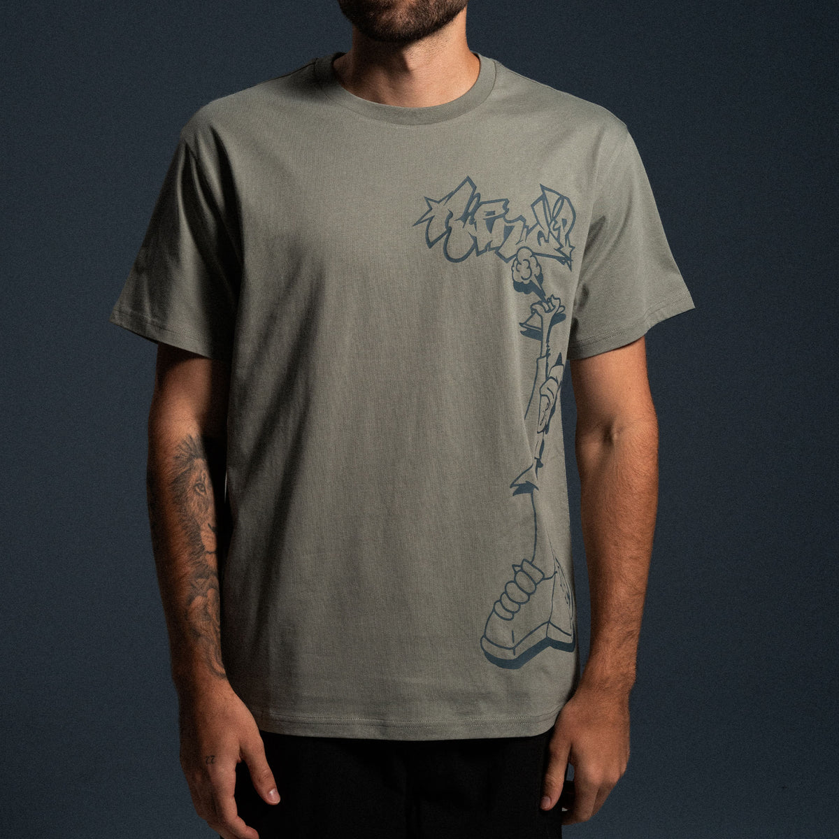 RIPNDIP Hard In Da Paint Tee (Dusty Sage)