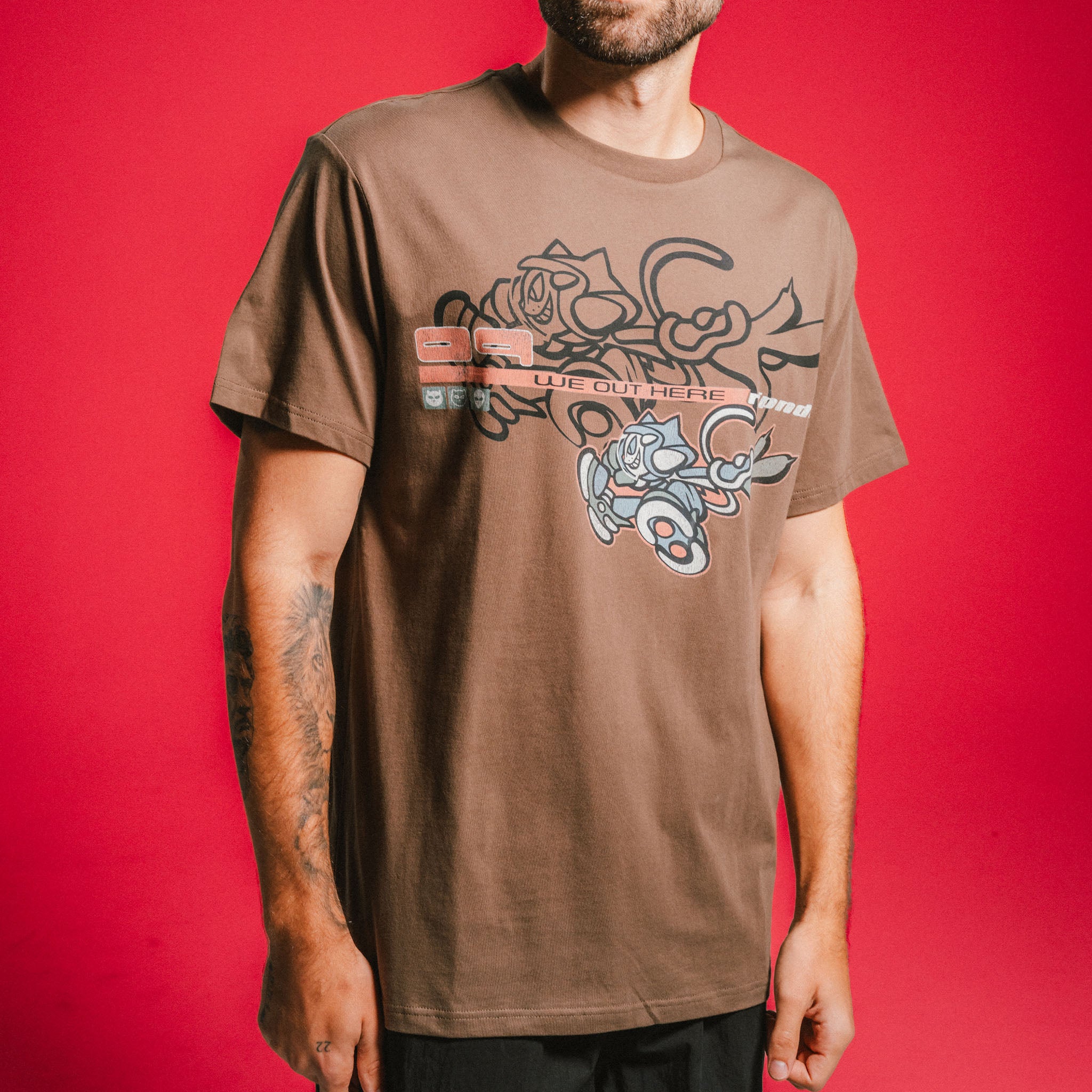 RIPNDIP Cyclone Tee (Dusty Brown)