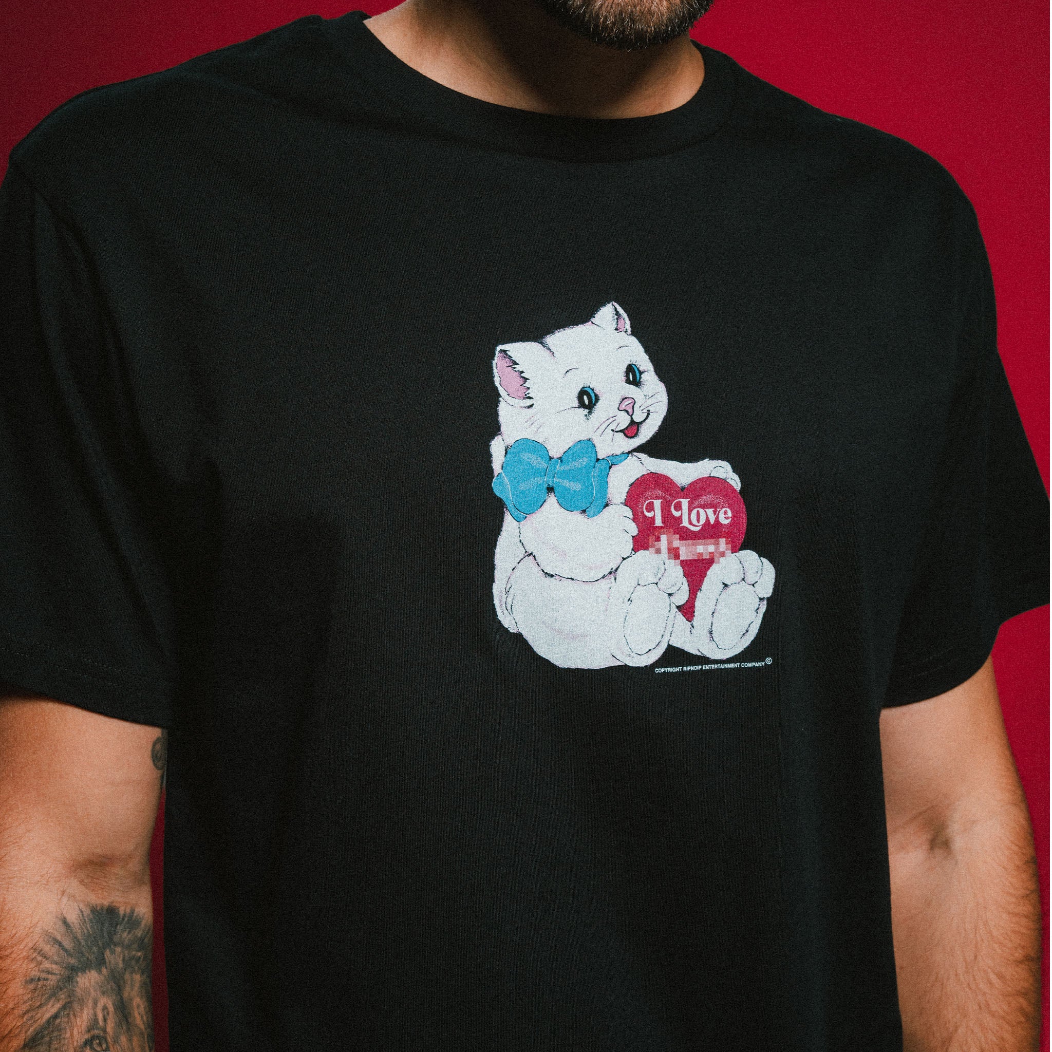 RIPNDIP I Love Cats Tee (Black)