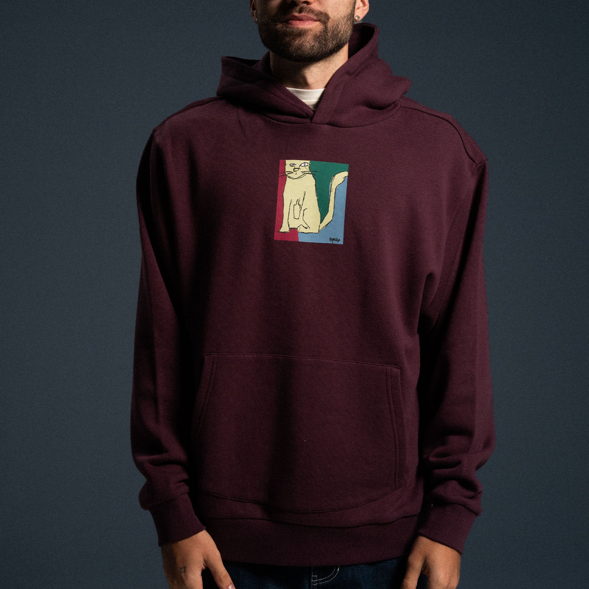 RIPNDIP Nermhol Hoodie (Dark Plum)