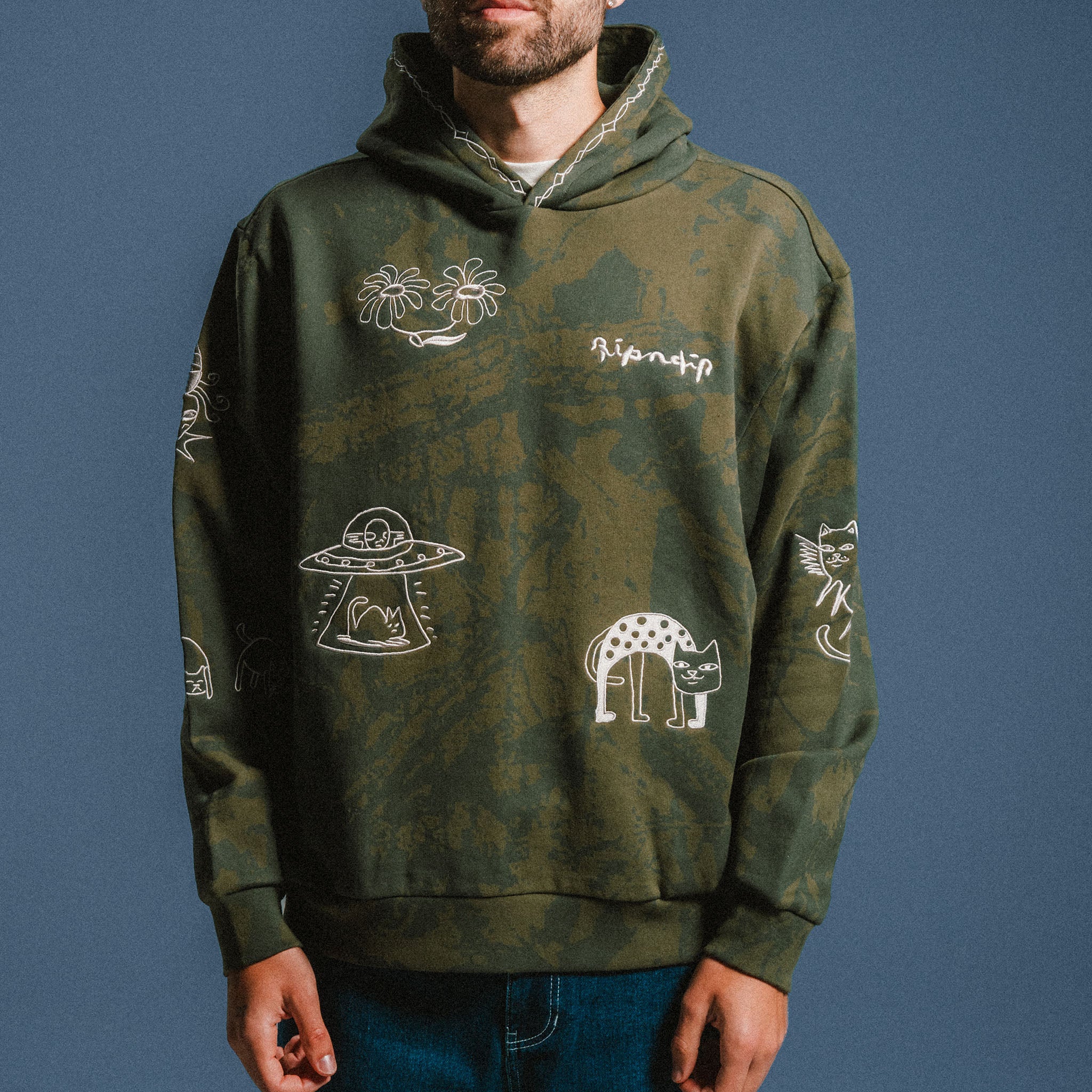 RIPNDIP Blonded Hoodie (Forest Camo)