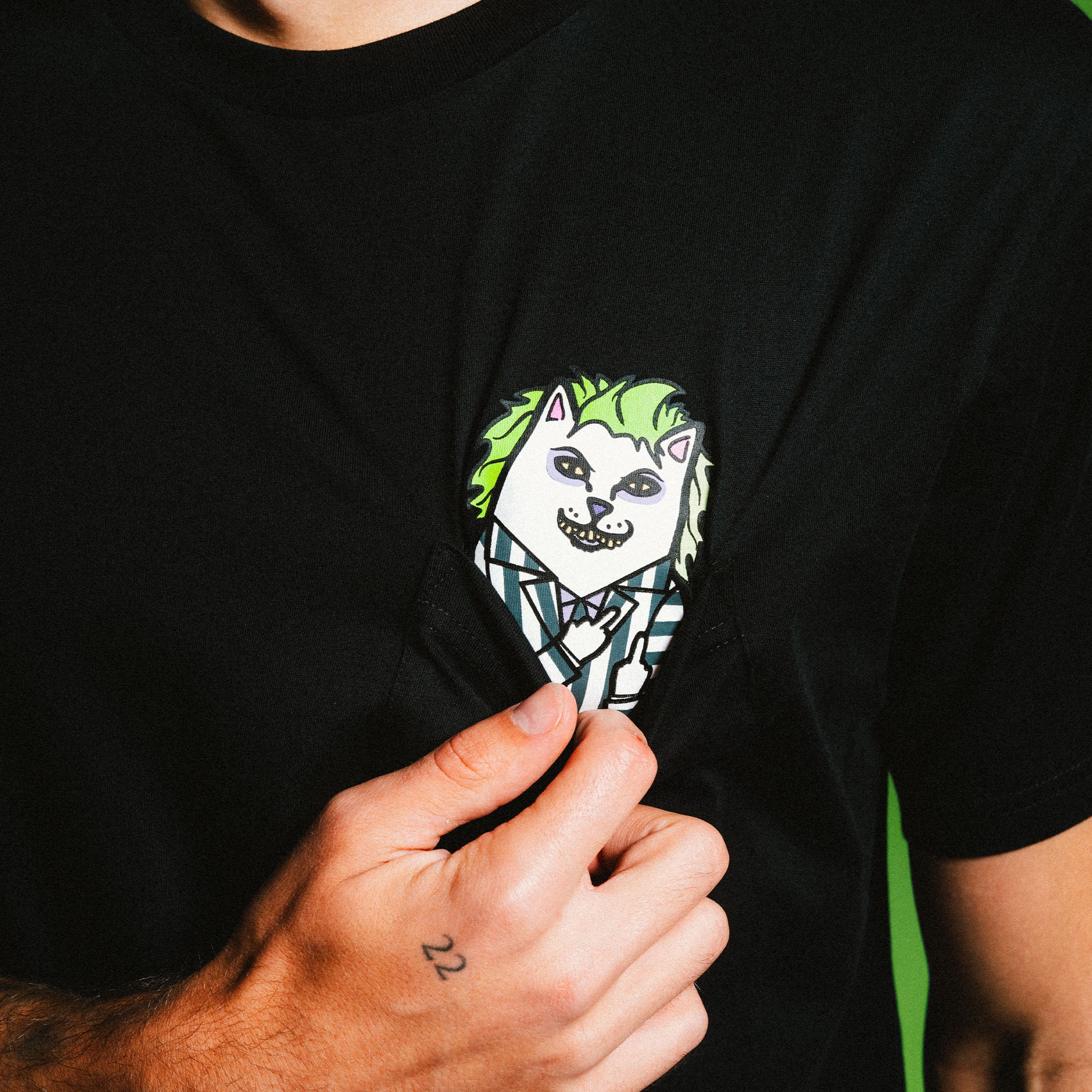 RIPNDIP Bug Drank Nerm Pocket Tee (Black)