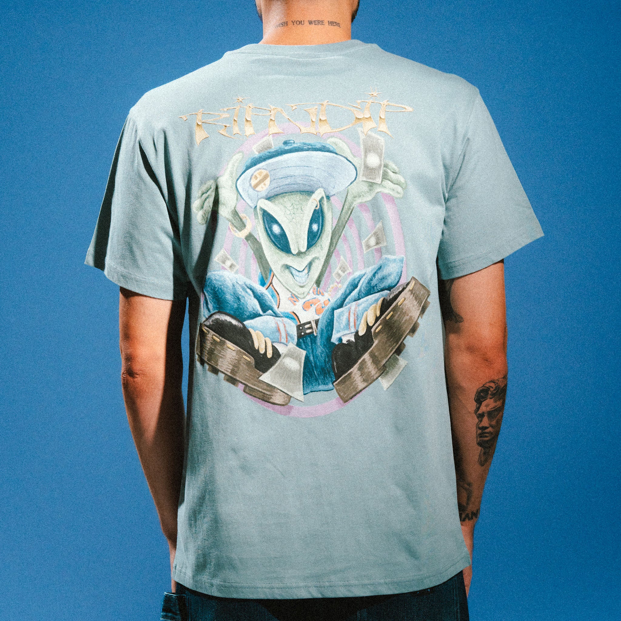 RIPNDIP Yung Money Tee (Silver Blue)