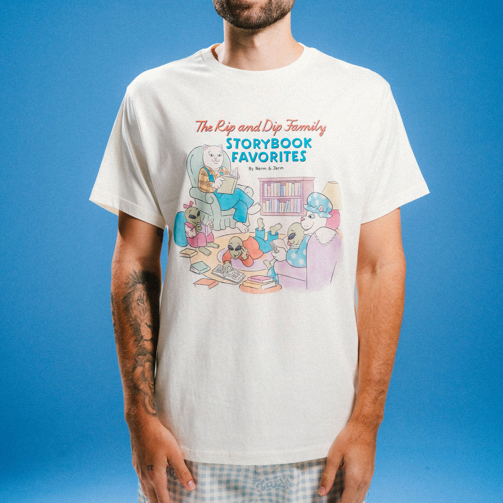 RIPNDIP Storybooks Tee (Bone)