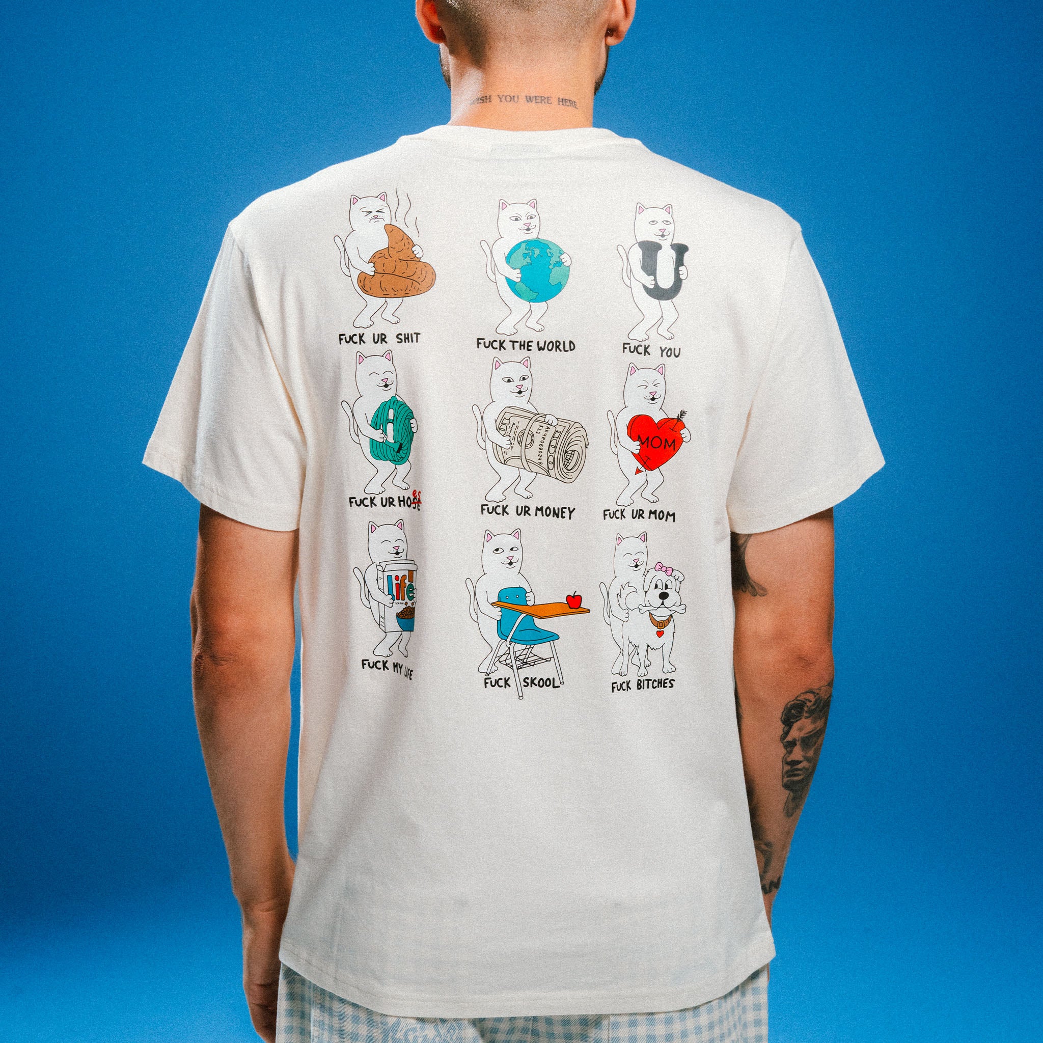 RIPNDIP Fuck Everything Tee (Bone)