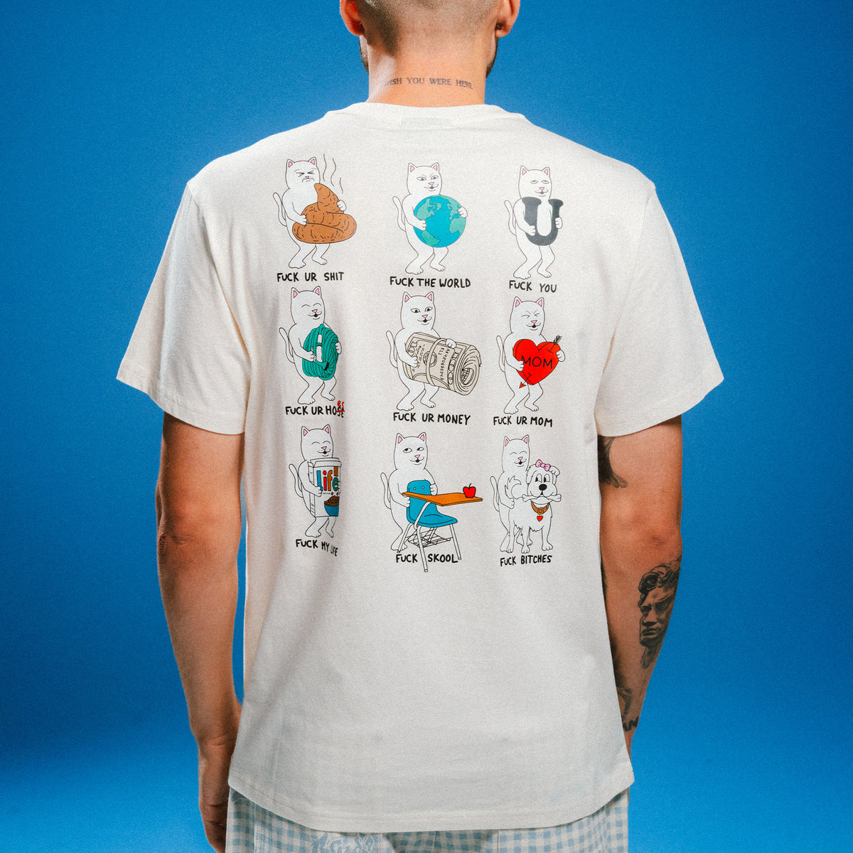 RIPNDIP Fuck Everything Tee (Bone)