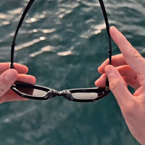 RIPNDIP Castanza Folding Sunglasses (Black)