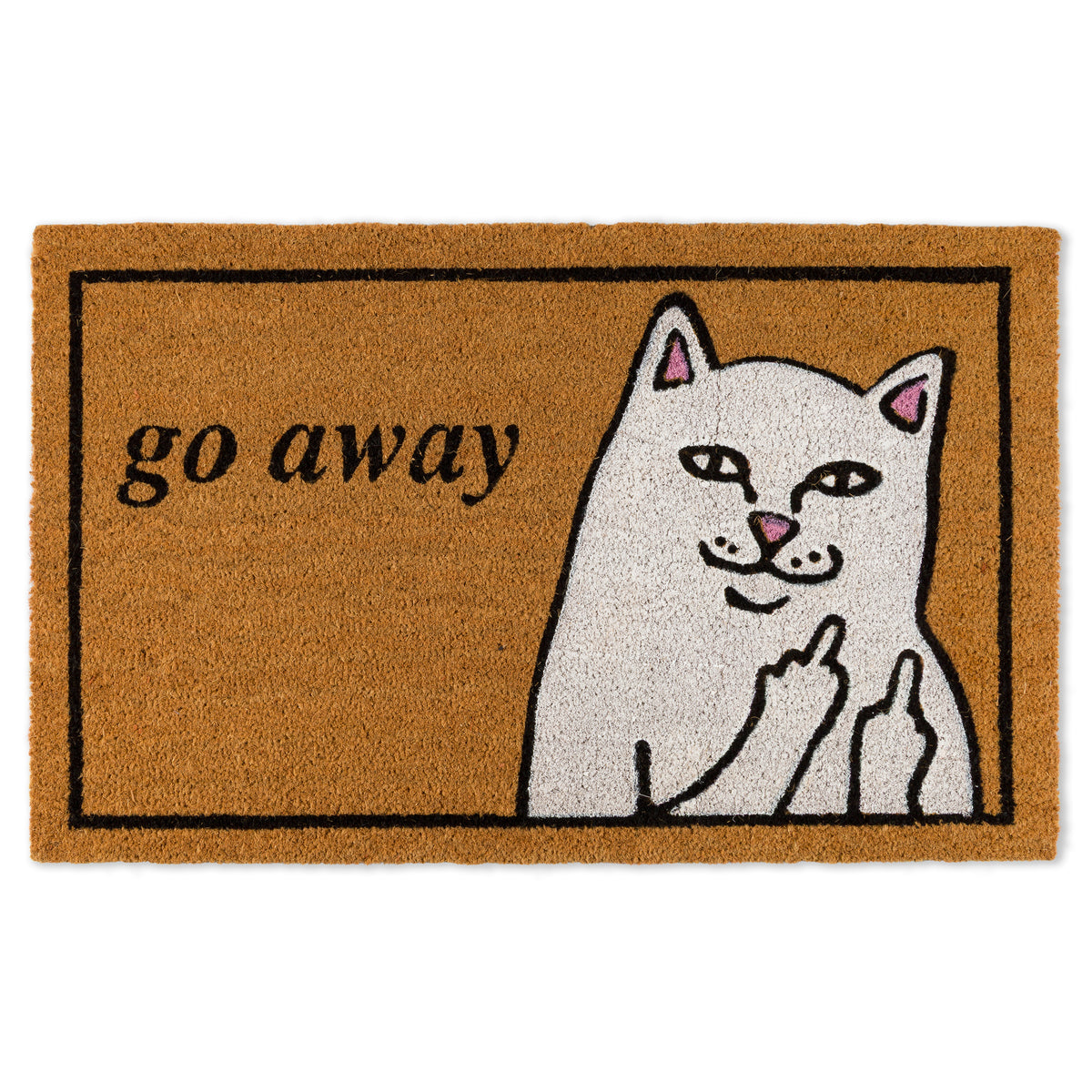 RIPNDIP Go Away Door Mat (Brown)