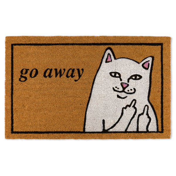 Go Away Door Mat (Brown) – RIPNDIP