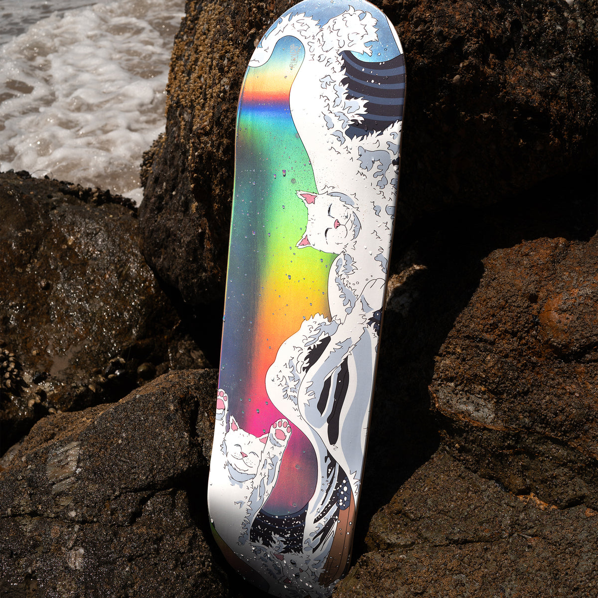 RIPNDIP Great Wave Of Nerm Deck (Light Blue Holo)