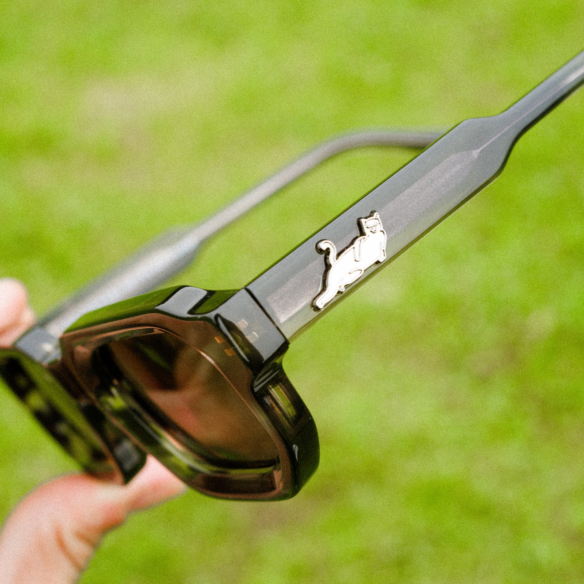 RIPNDIP Catstanza Sunglasses (Grey / Dark Slate)