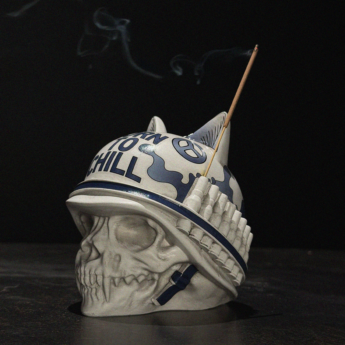 RIPNDIP Born To Chill Ceramic Incense Holder (Indigo)
