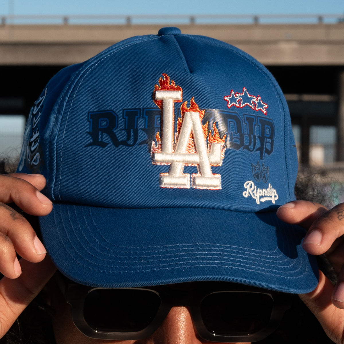 RIPNDIP LA Athletics Snapback (Blue)