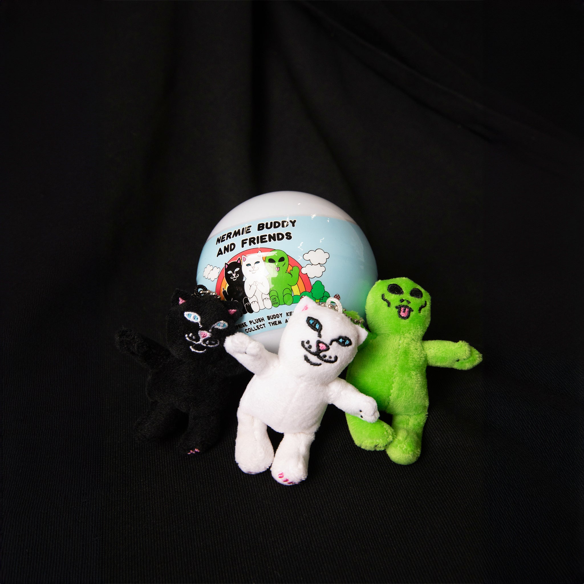 Nermie Buddy And Friends Plush Keychains (Multi) – RIPNDIP