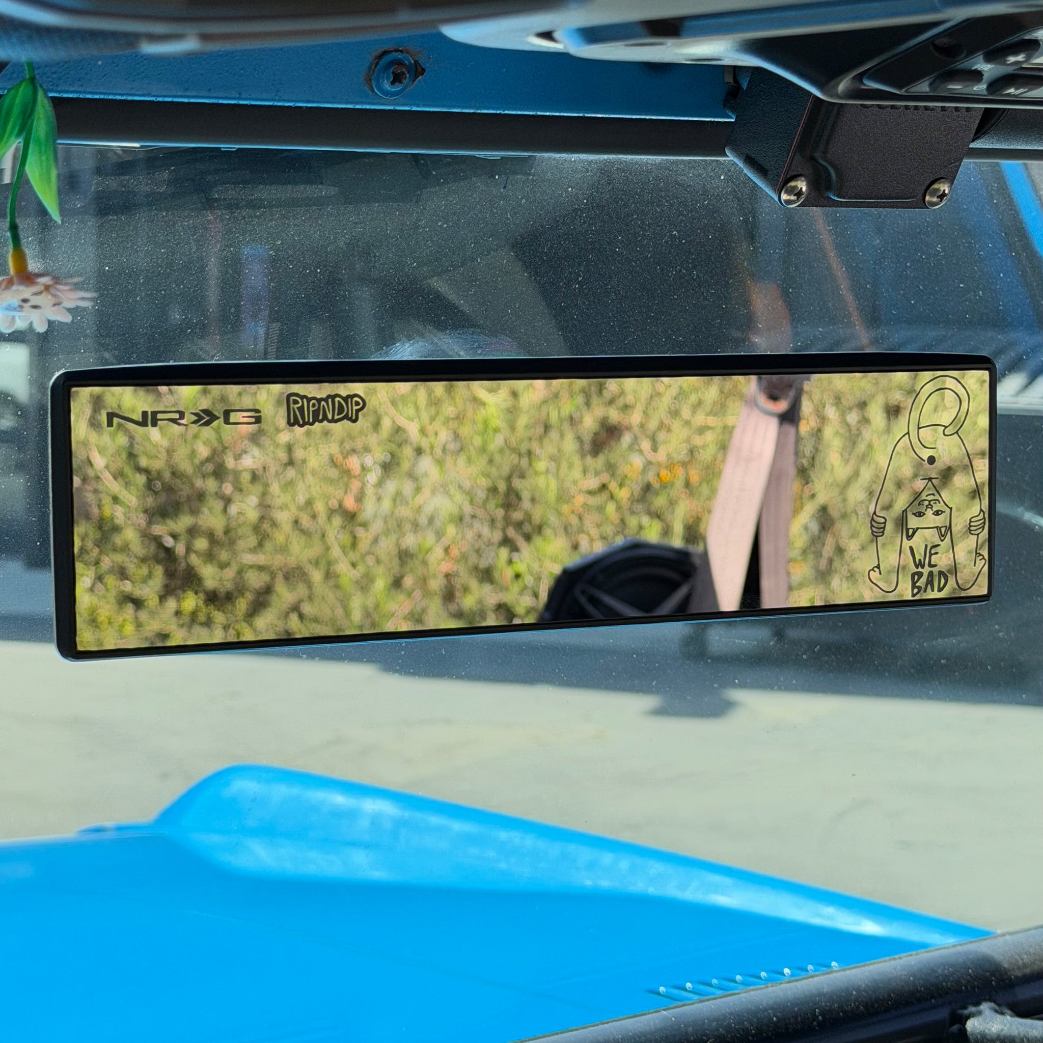 RIPNDIP Ripndip x NRG We Bad Car Mirror (Clear)