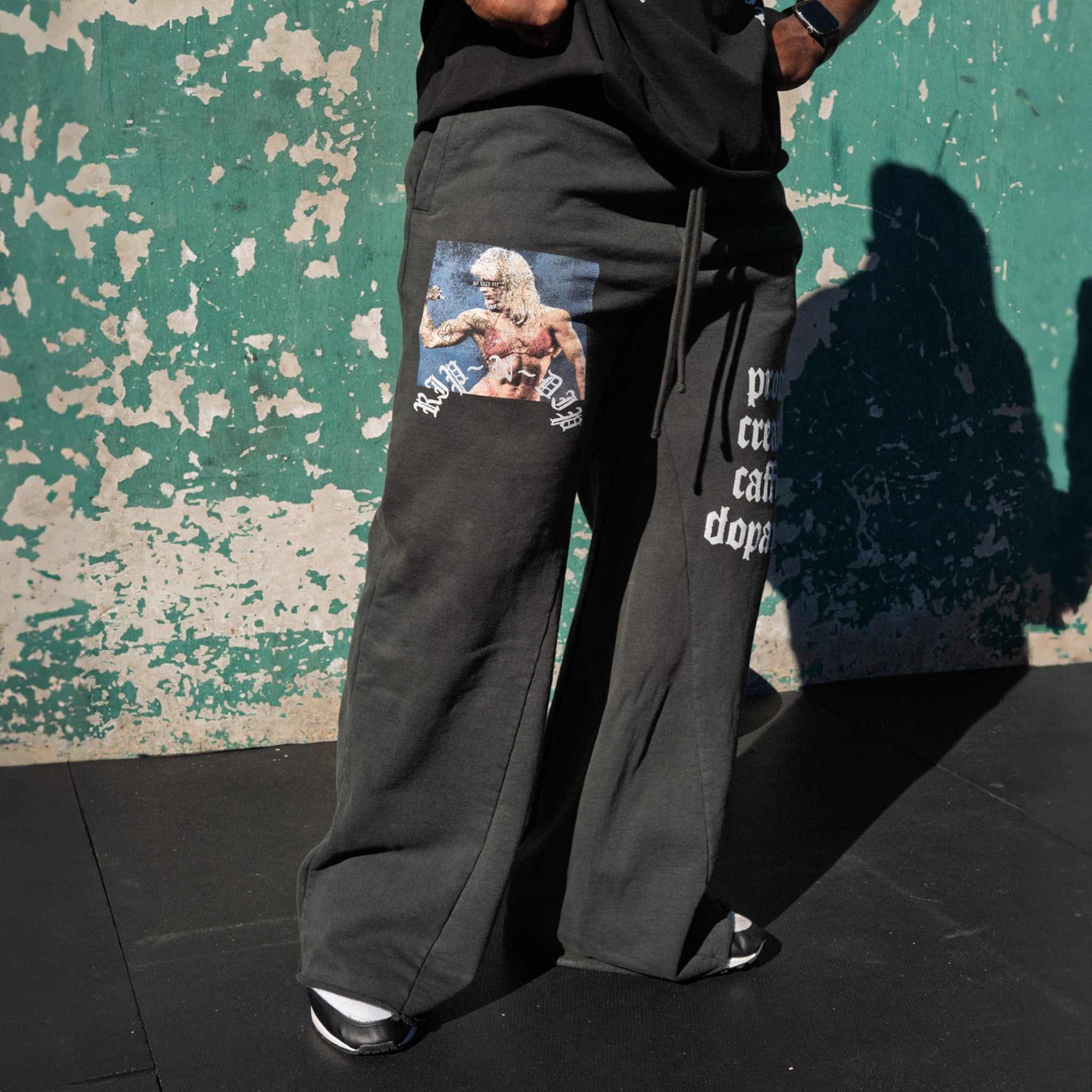 RIPNDIP Protein Straight Leg 500GSM Sweatpants (Gunmetal)