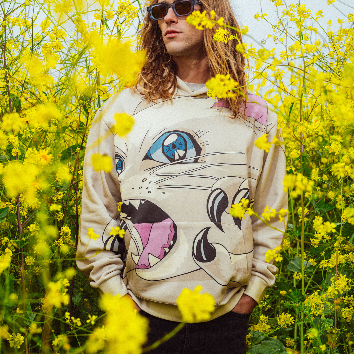 RIPNDIP Metal Claw Hoodie (Bone)