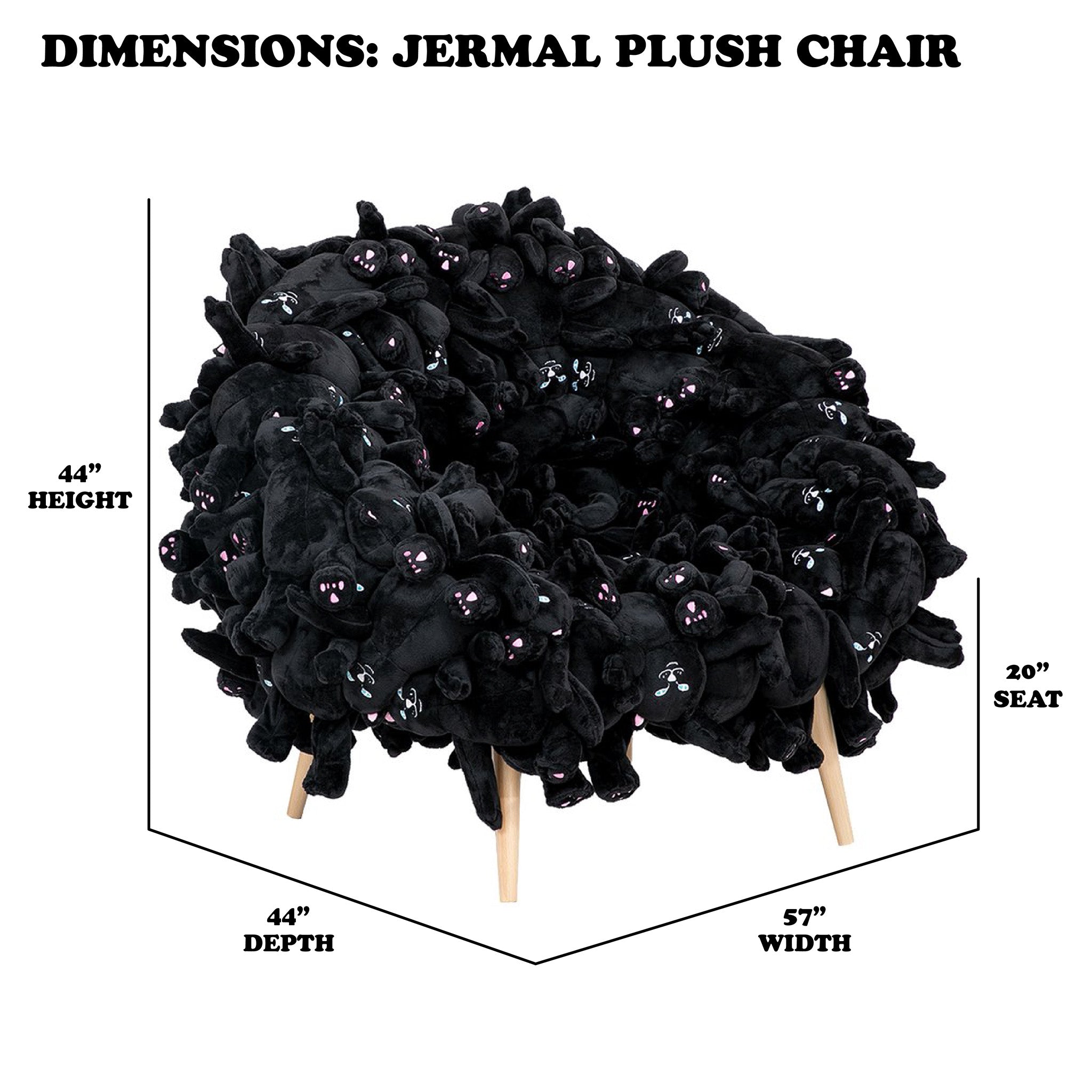 RIPNDIP Nerm and Jerm Plush Chair