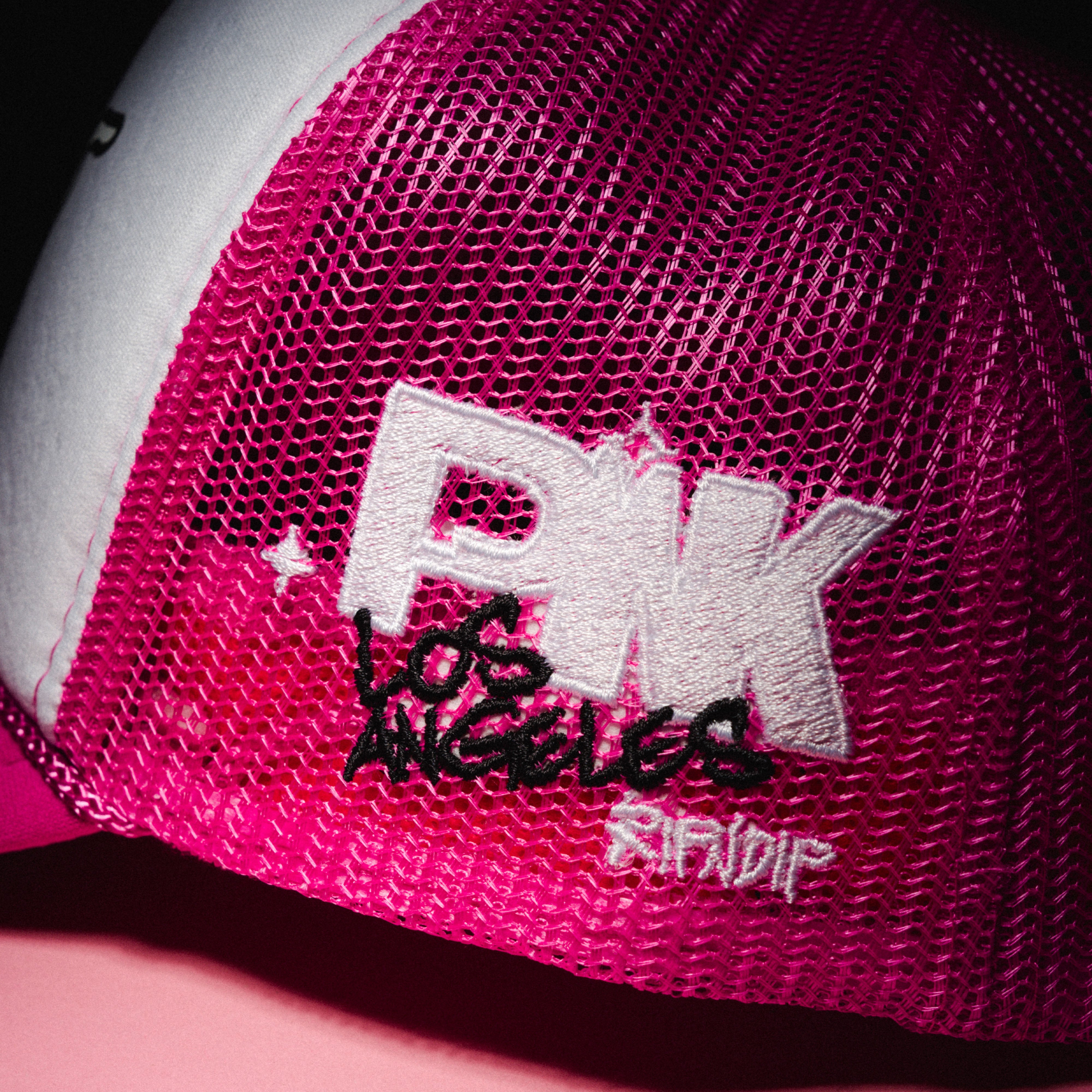 RIPNDIP Product Pluto PNK Trucker Hat (Pink / White)
