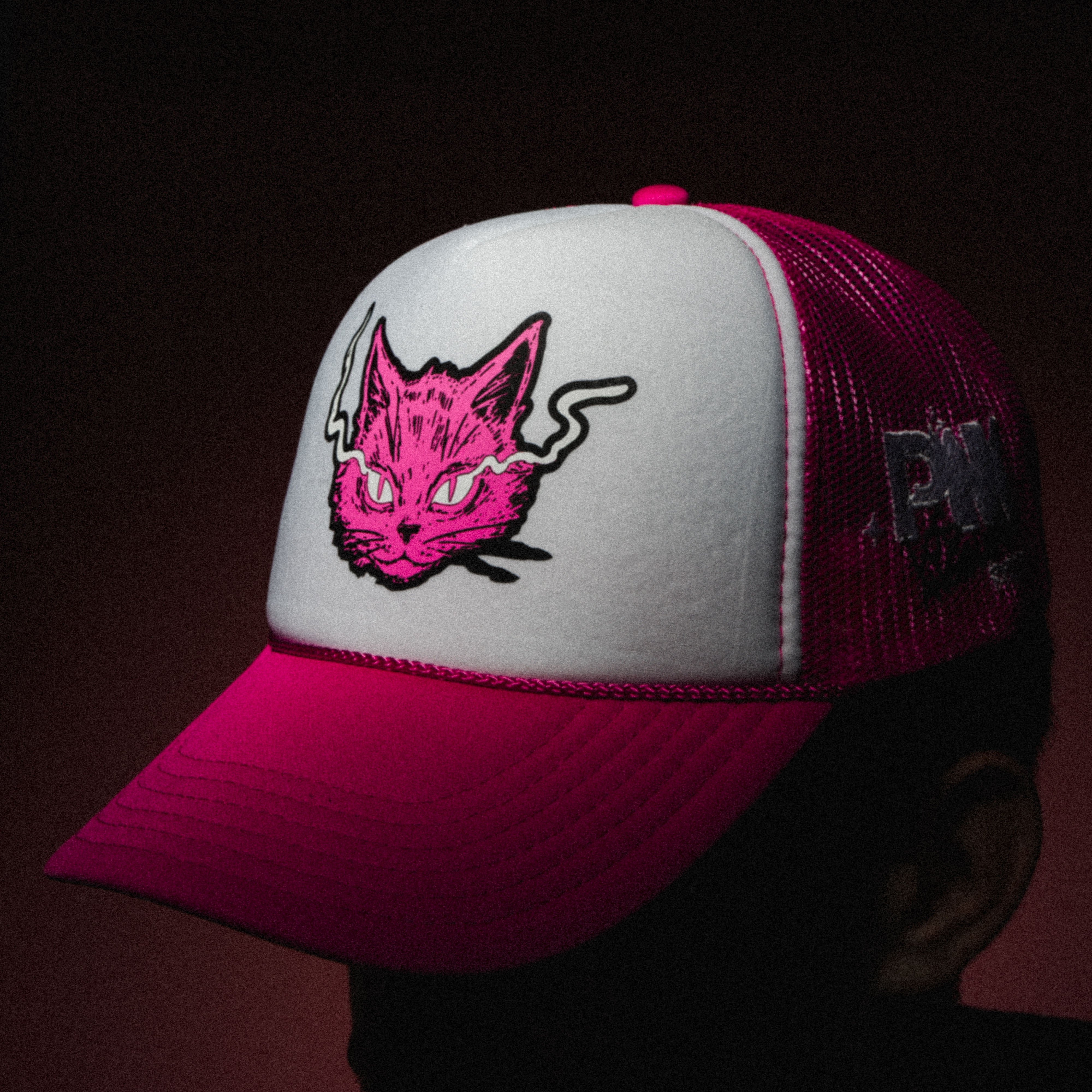 RIPNDIP Product Pluto PNK Trucker Hat (Pink / White)