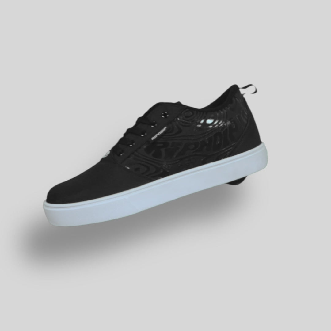 Pro 20 Heelys Shoes (Black/White/Neon Green)