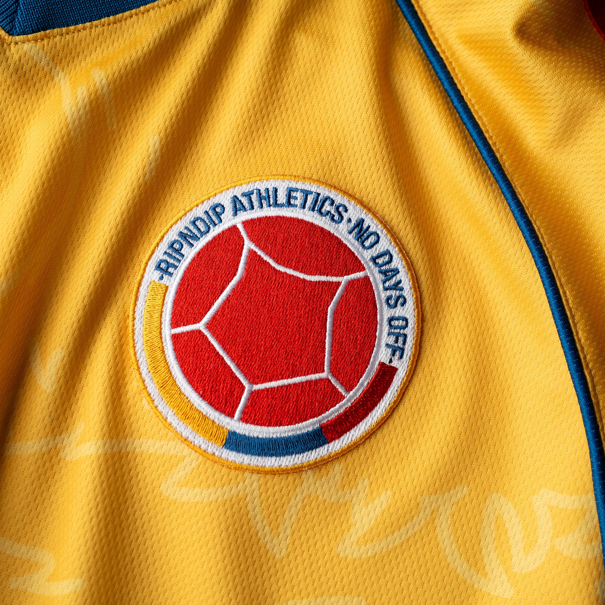 RIPNDIP RND Cup Columbia Soccer Jersey (Gold/Red)