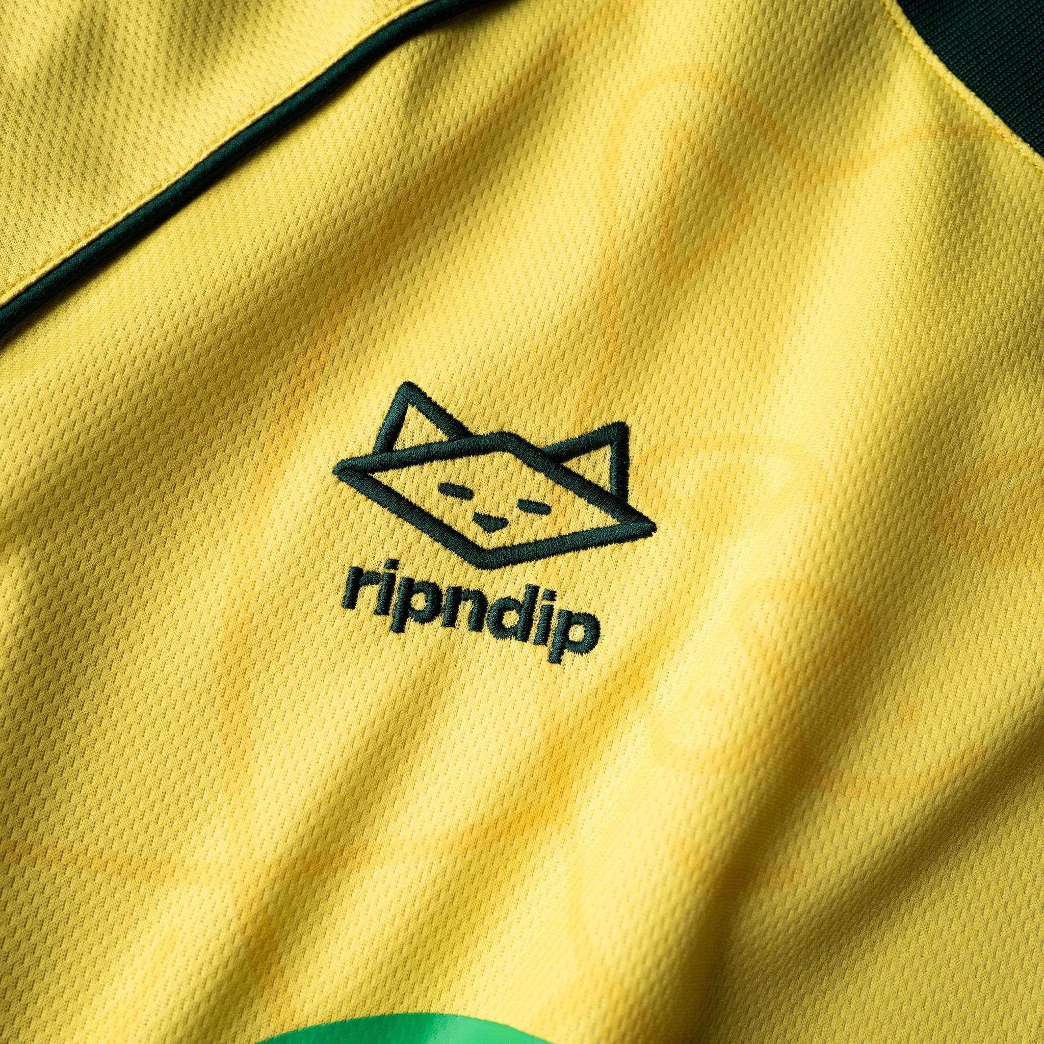RIPNDIP RND Cup Brazil Soccer Jersey (Yellow/Green)