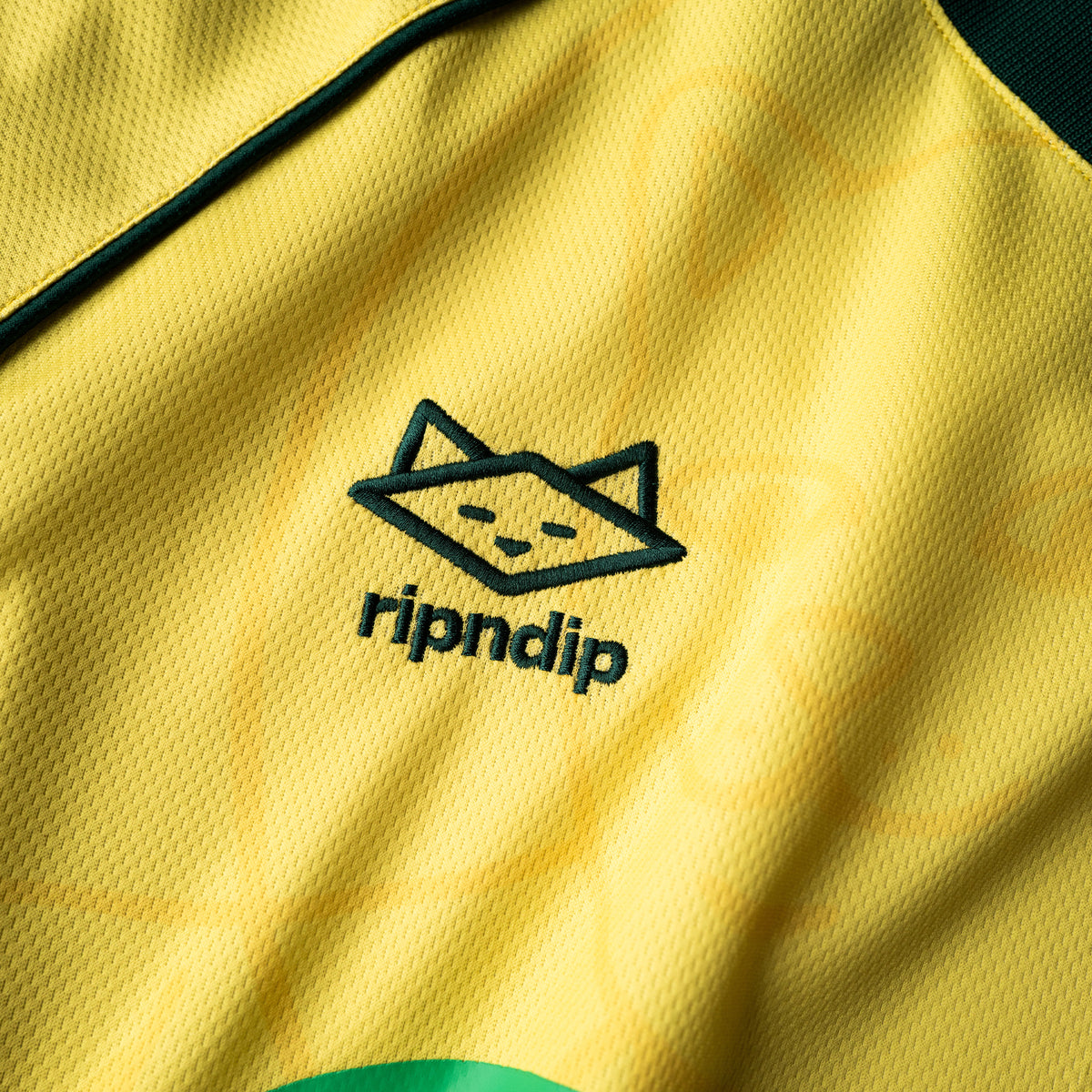 RIPNDIP RND Cup Brazil Soccer Jersey (Yellow/Green)